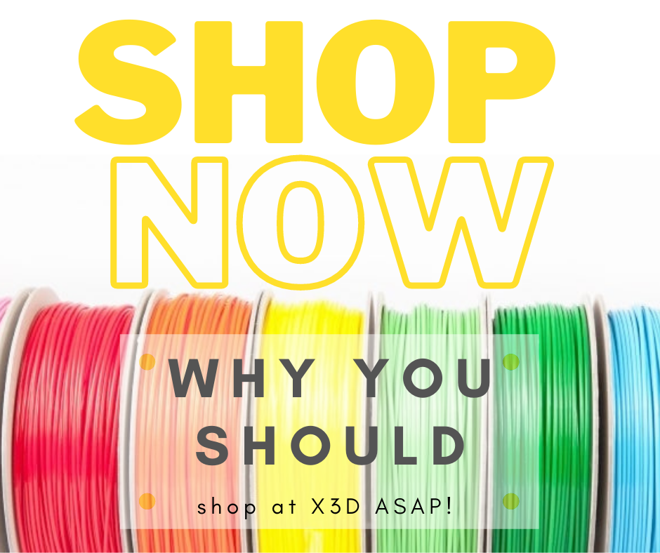 Group of 3d filament printing rolls