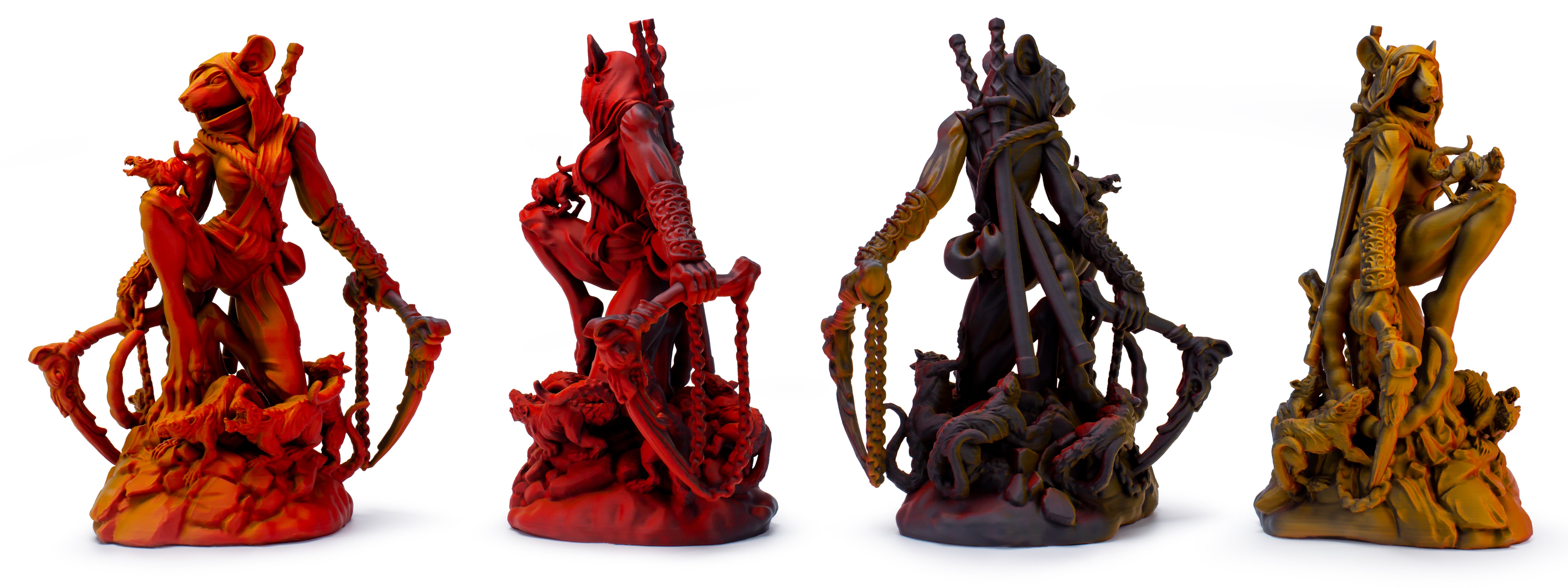 Tri-colour Matt PLA - Volcano