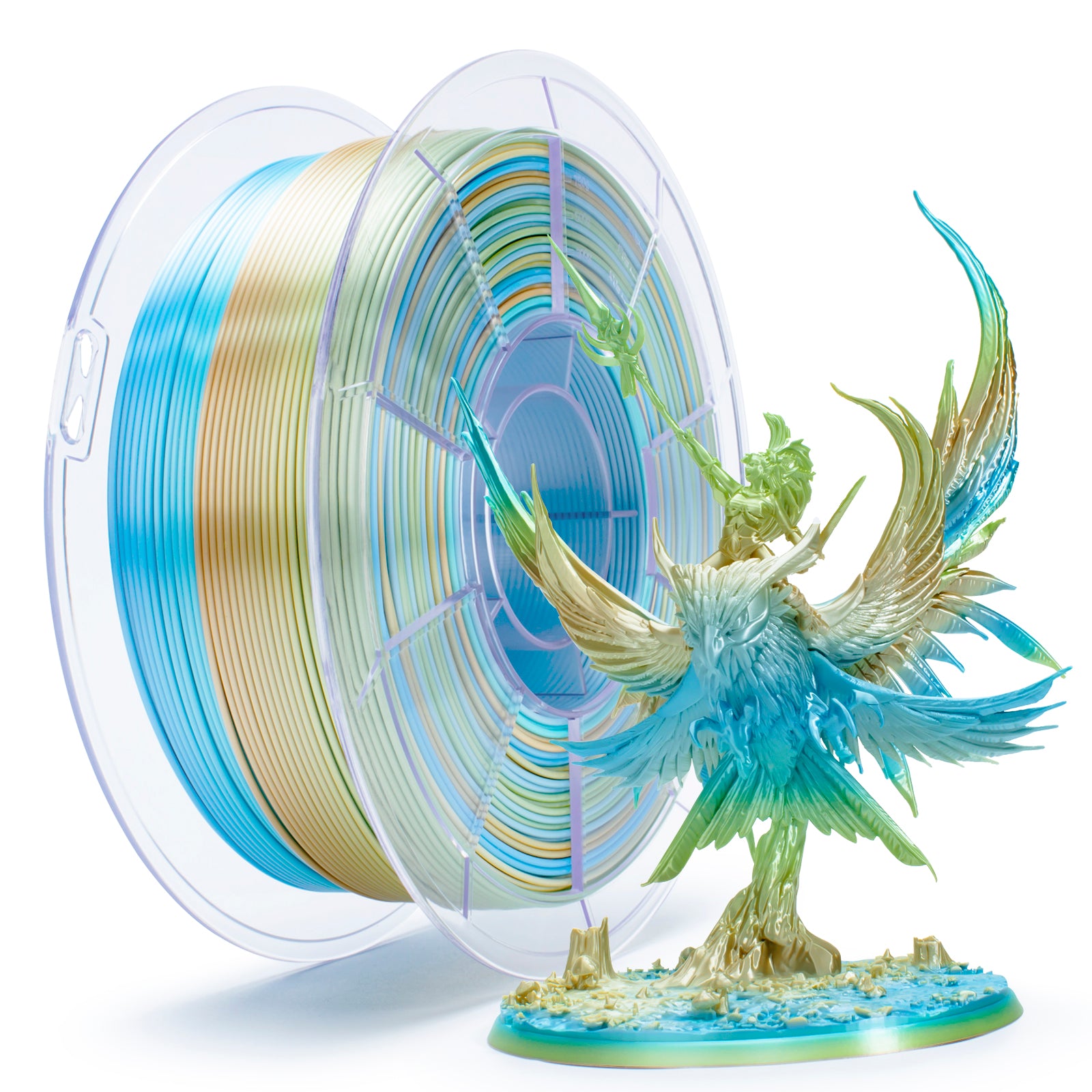 X3D Pro Gradient Silk PLA - Forest Gleam