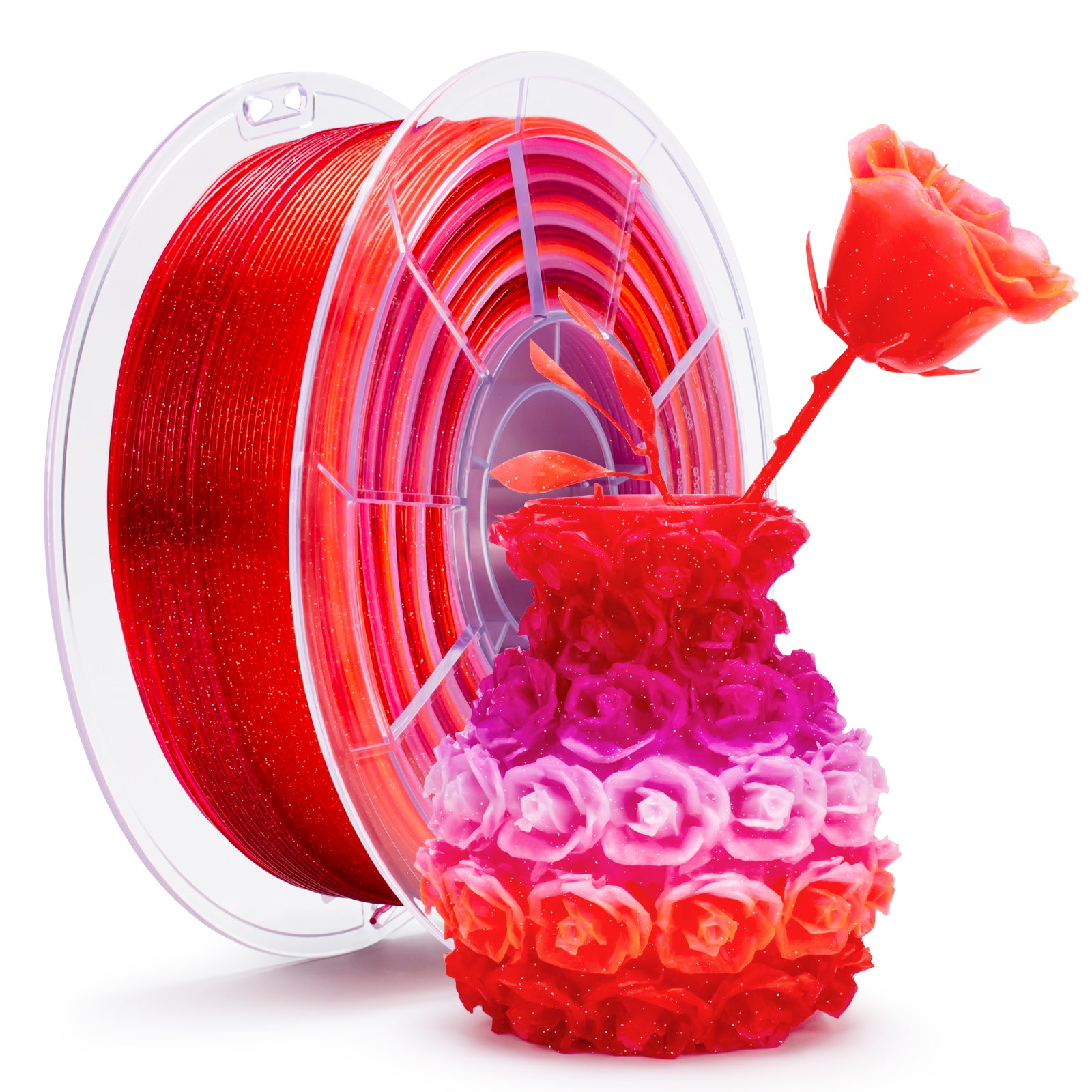 X3D Pro Gradient Twinkling PLA - Flower Rose