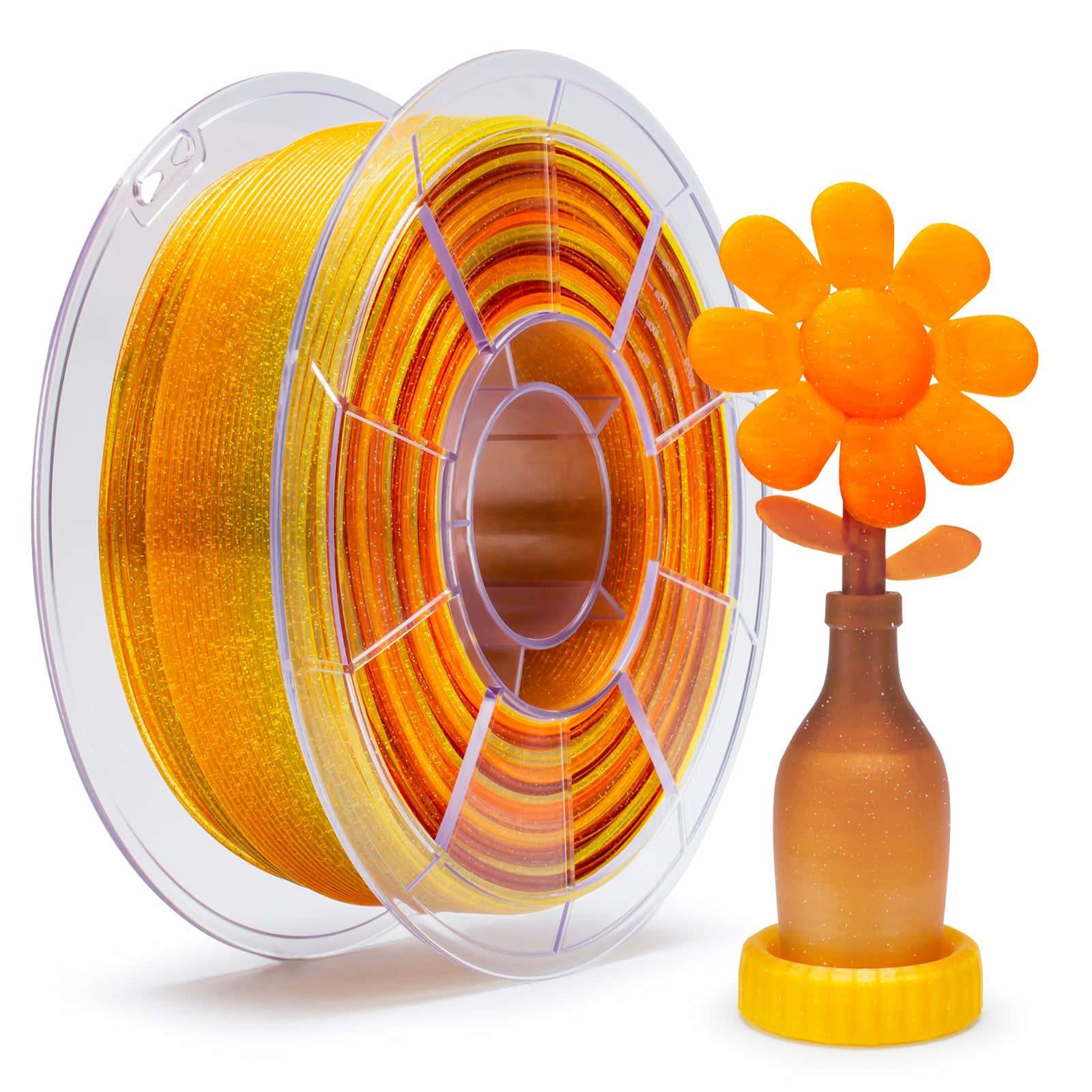 X3D Pro Gradient Twinkling PLA - Flower Sunflower