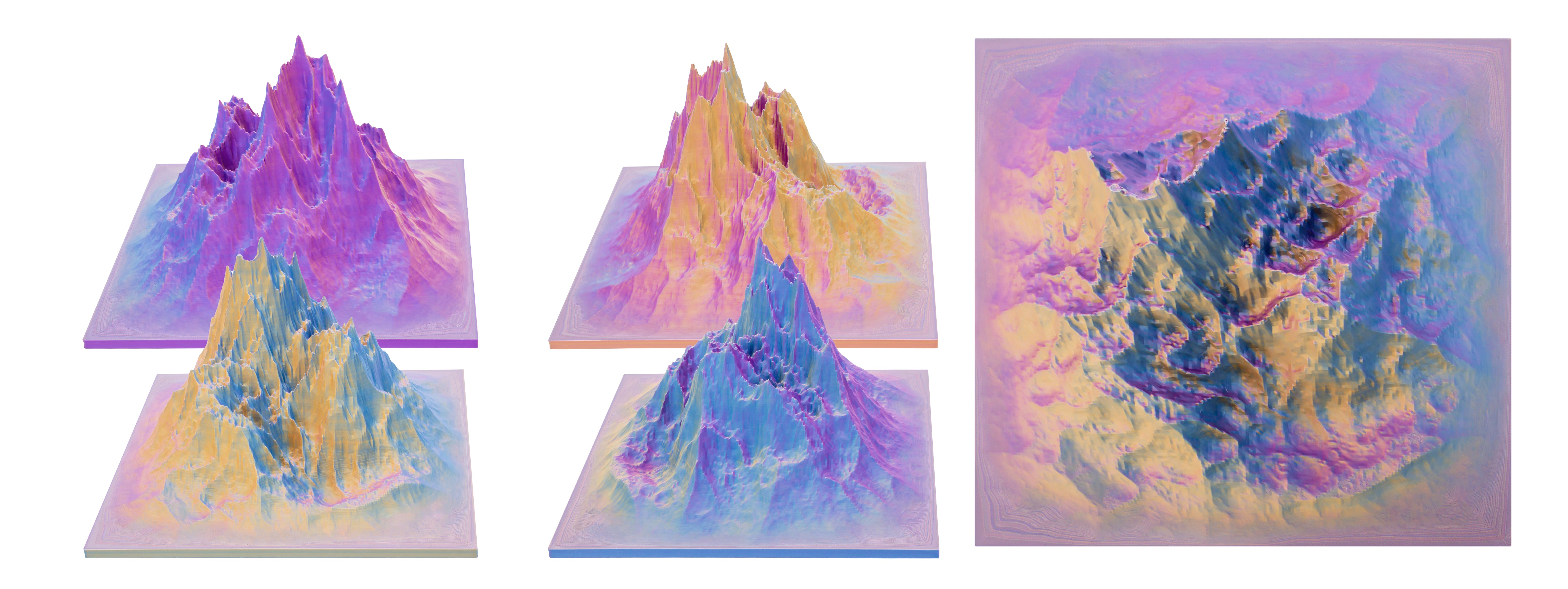 Tri-colour Matt PLA - Purple Sunset