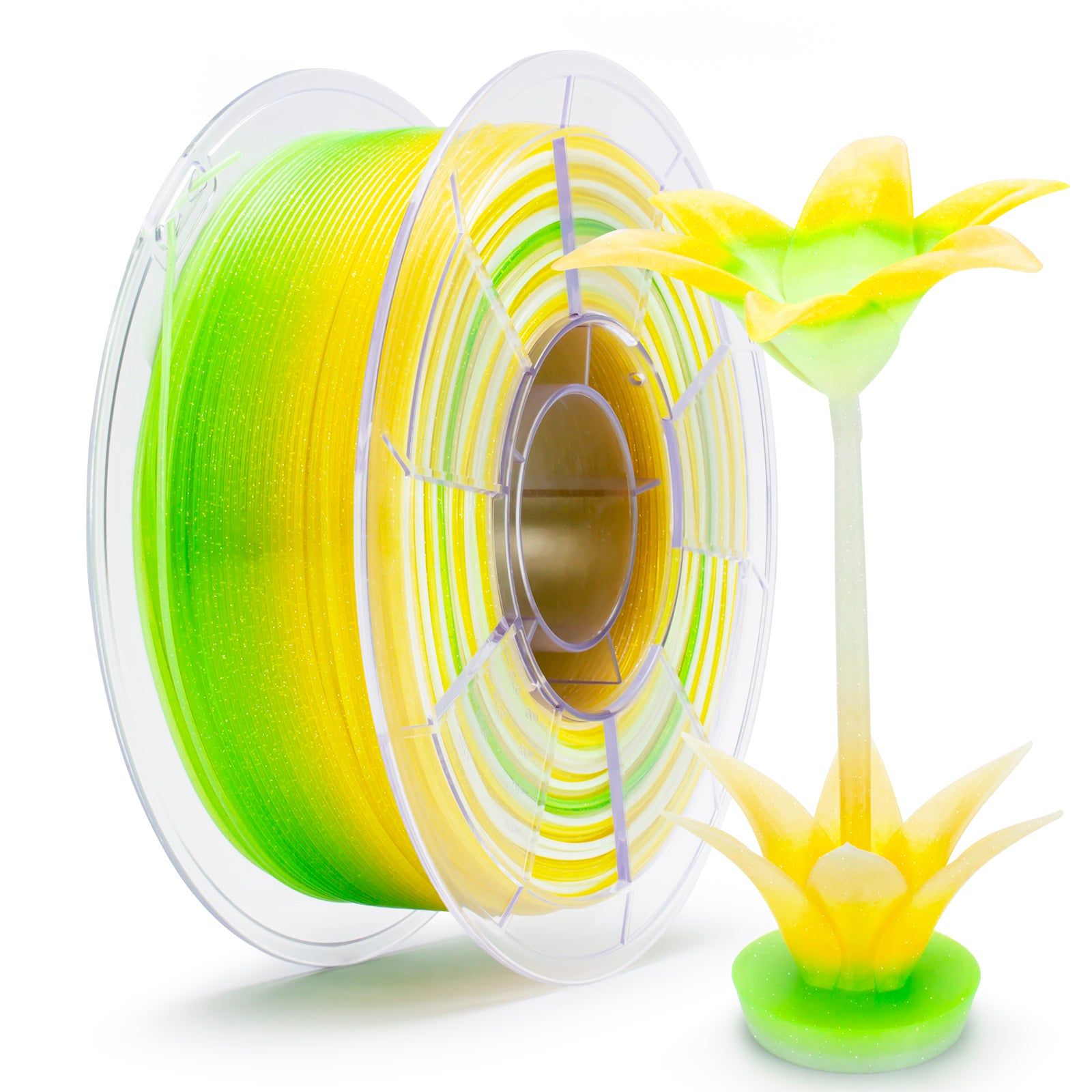 X3D Pro Gradient Twinkling PLA - Flower White Lilly