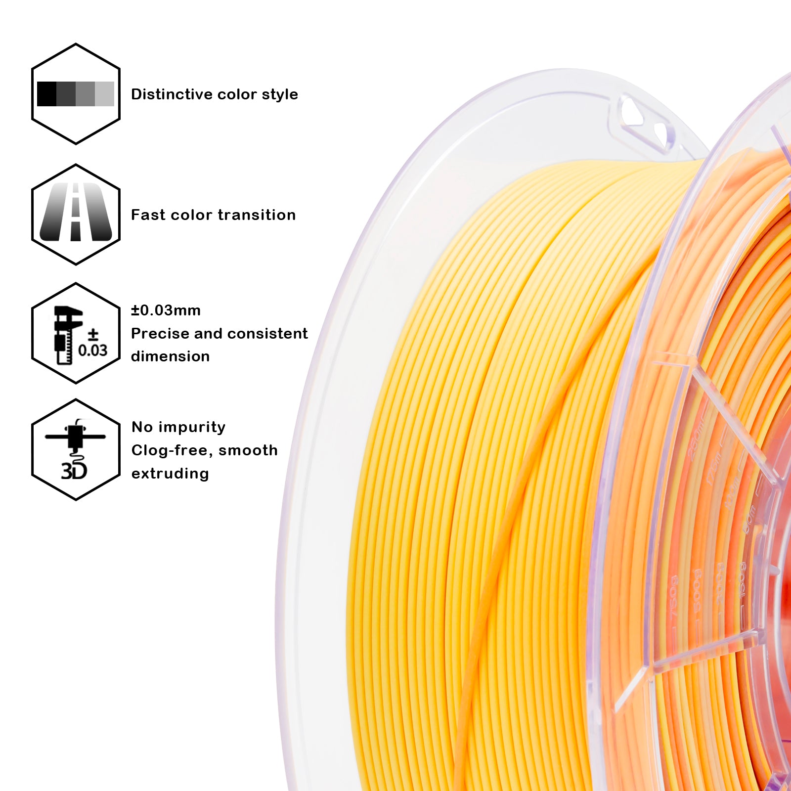 X3D Pro FAST Gradient Matt PLA - Falling Leaves