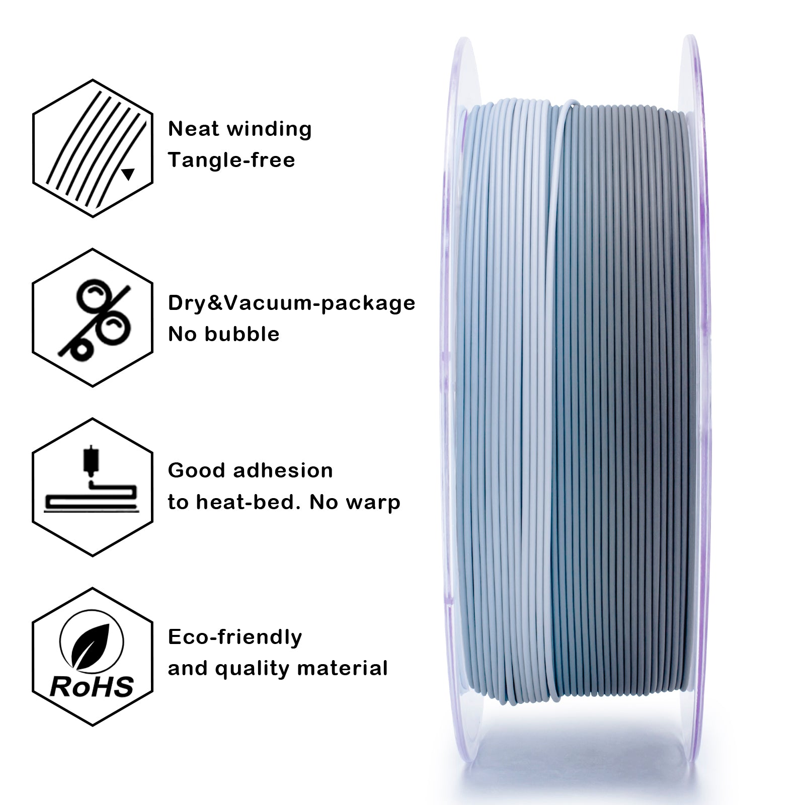 X3D Pro FAST Gradient Matt PLA - Grey Layer Rock