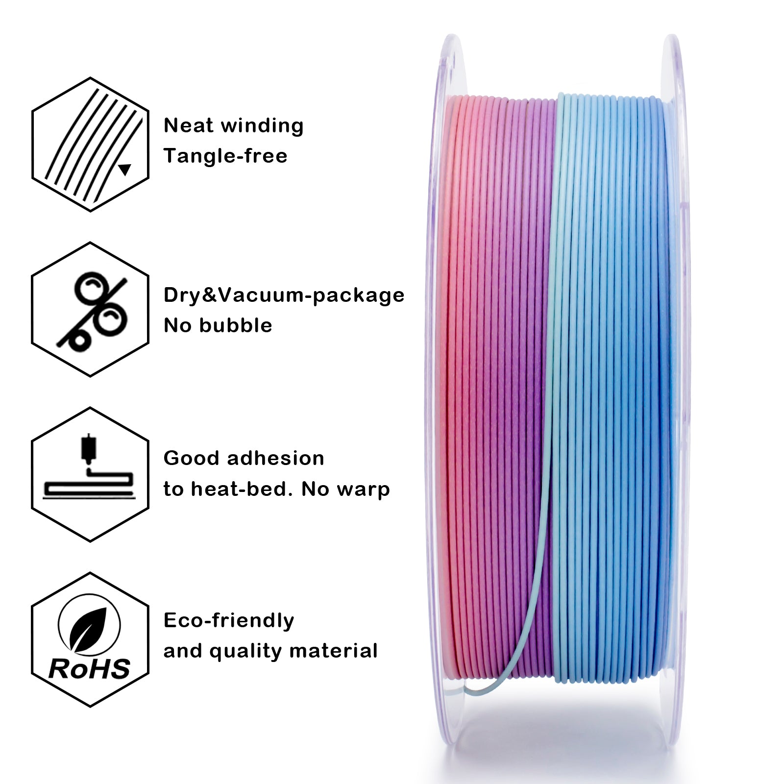 X3D Pro FAST Gradient Matt PLA - Vibrant Coral