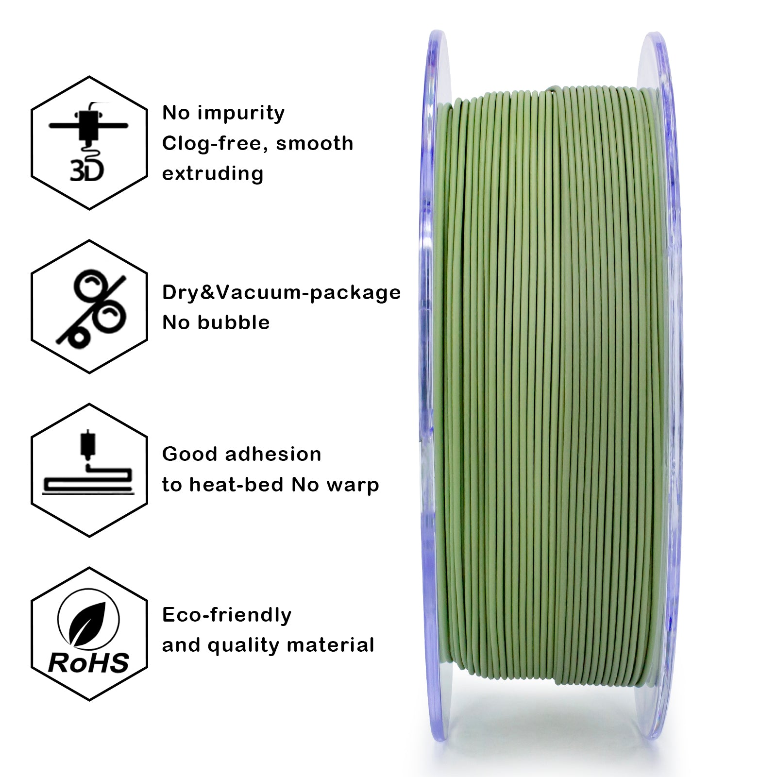 X3D Pro SLOW Gradient Matt PLA - Camouflage