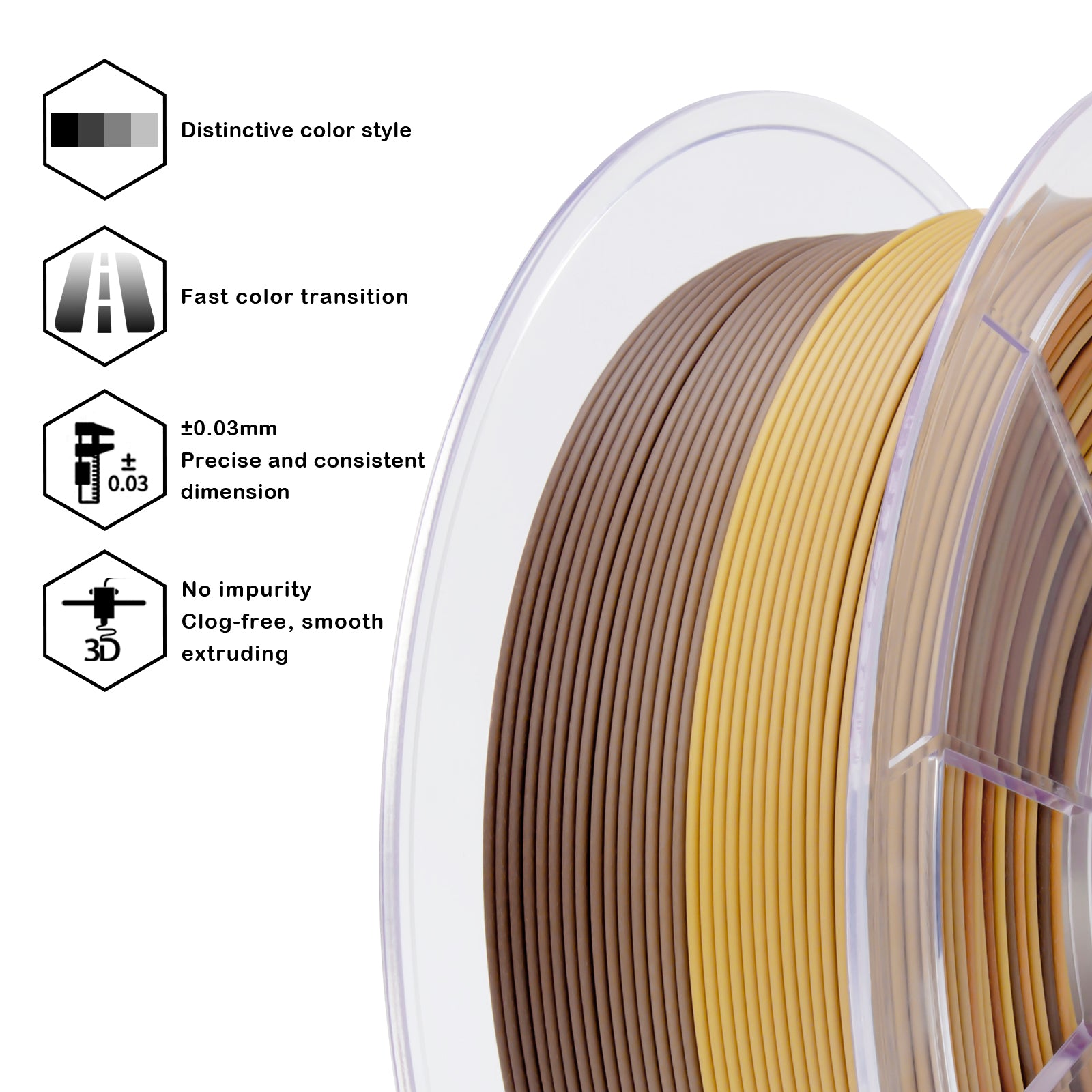 X3D Pro FAST Gradient Matt PLA - Castle Brick