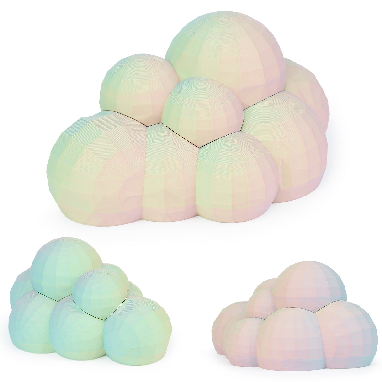 Tri-colour Matt PLA - Colourful Mist