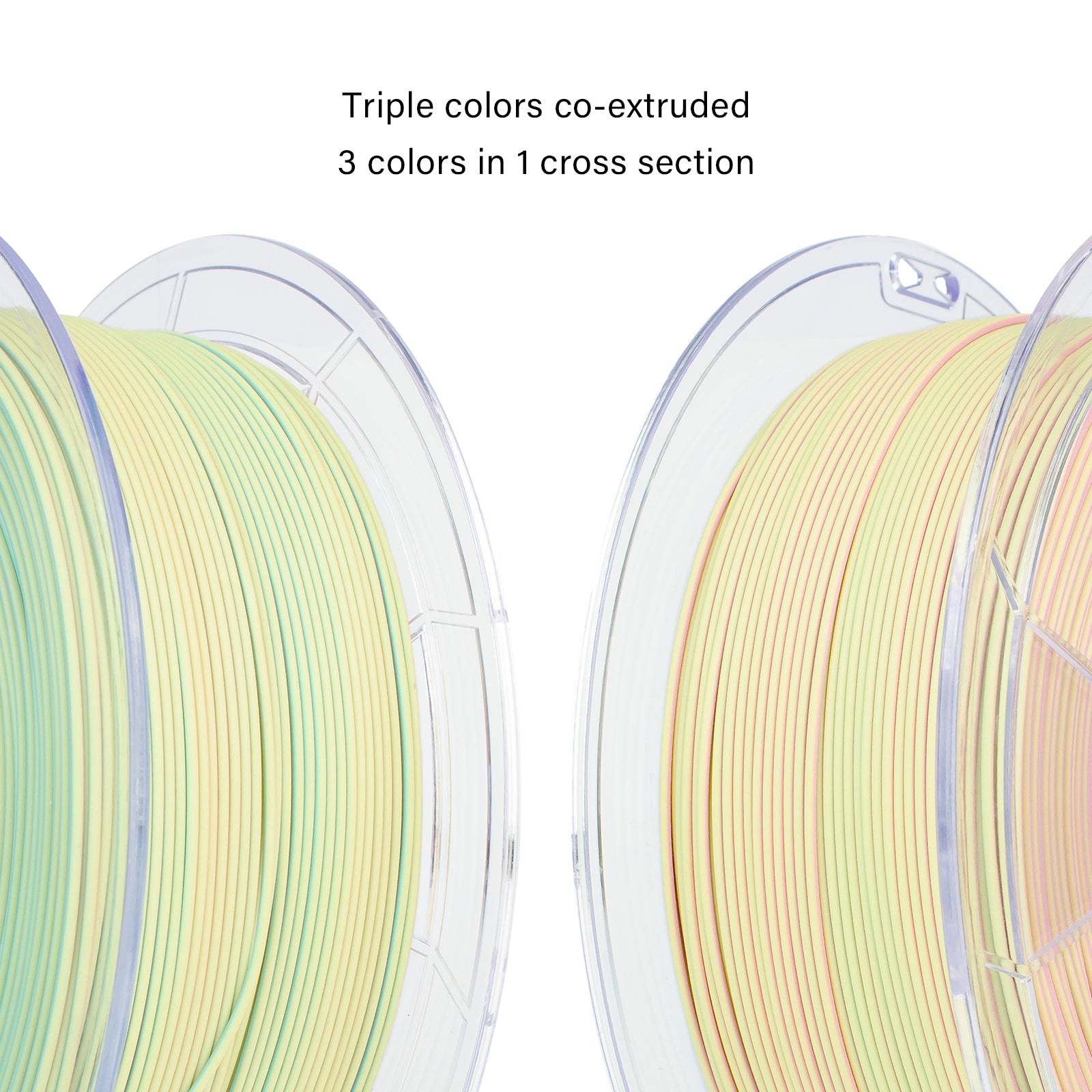 Tri-colour Matt PLA - Colourful Mist