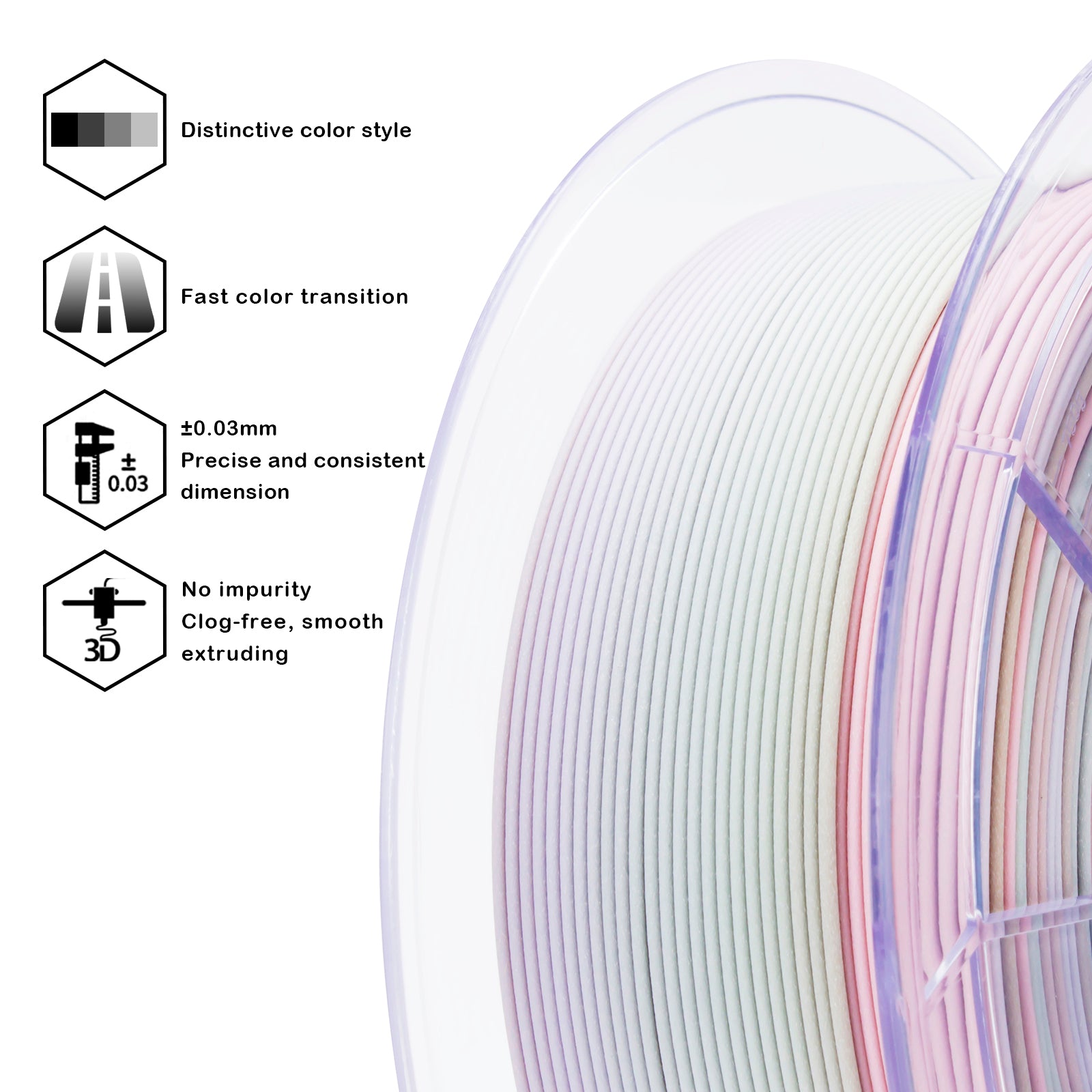 X3D Pro FAST Gradient Matt PLA - Morandi