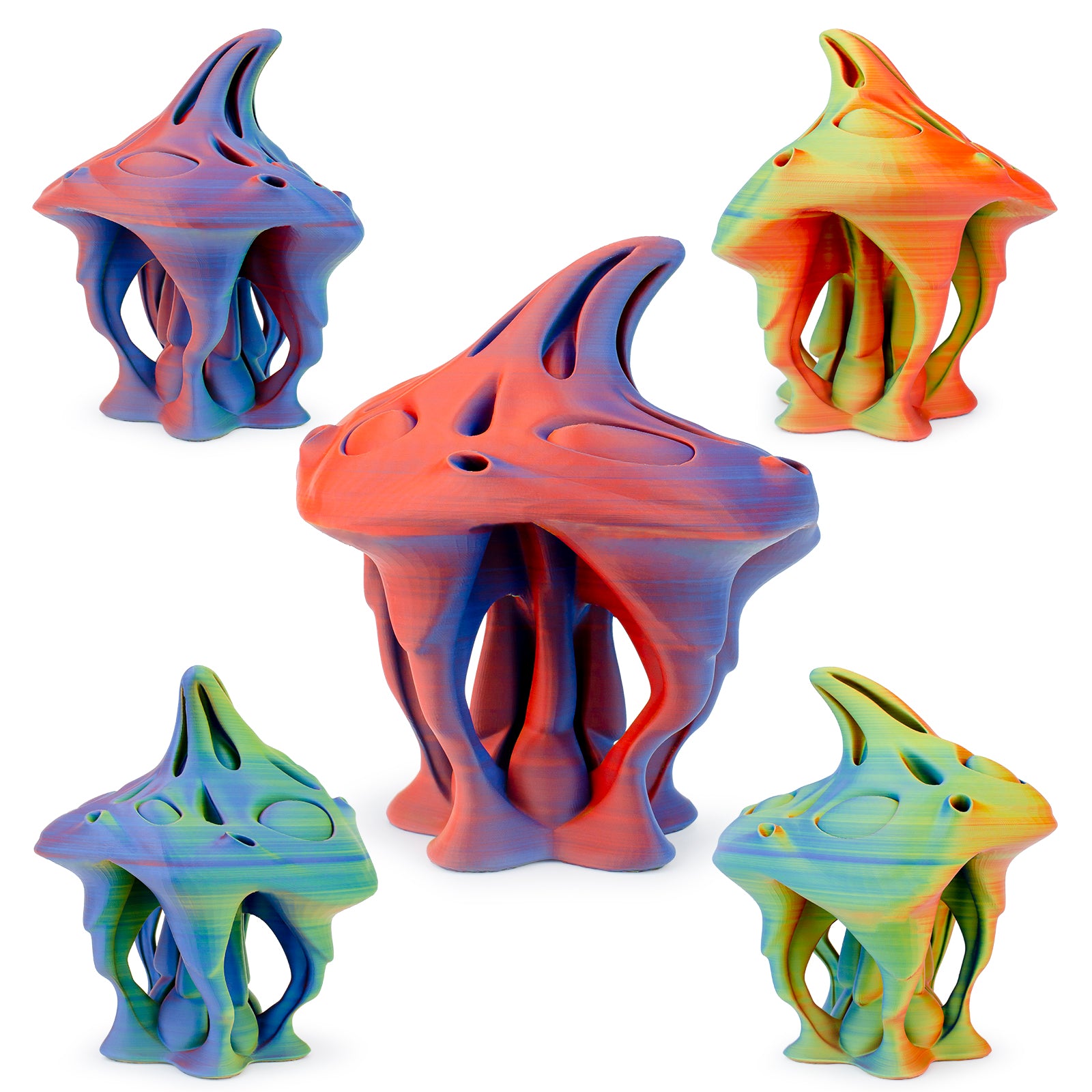 Tri-colour Matt PLA - Neon