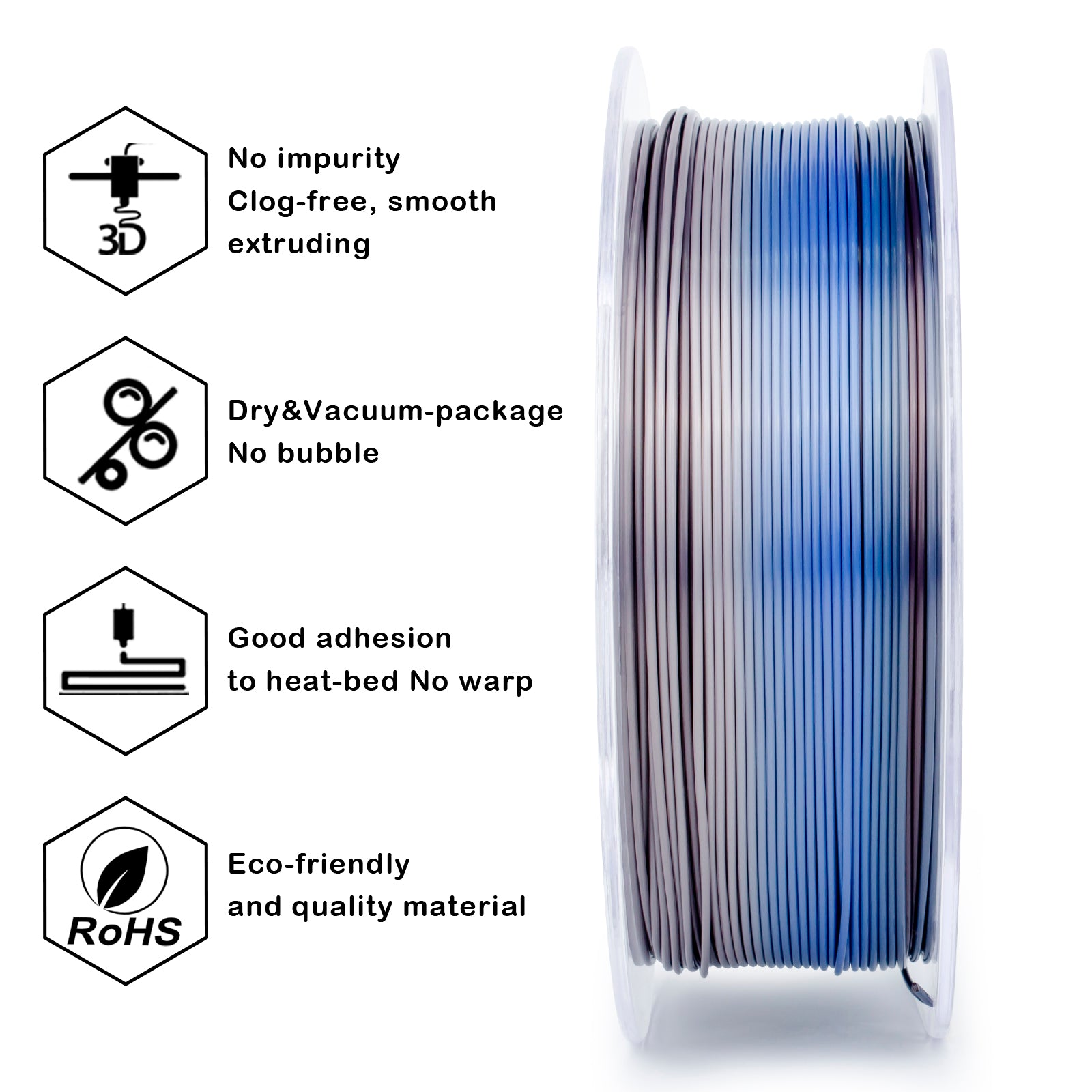 X3D Pro Gradient Silk PLA - Steady
