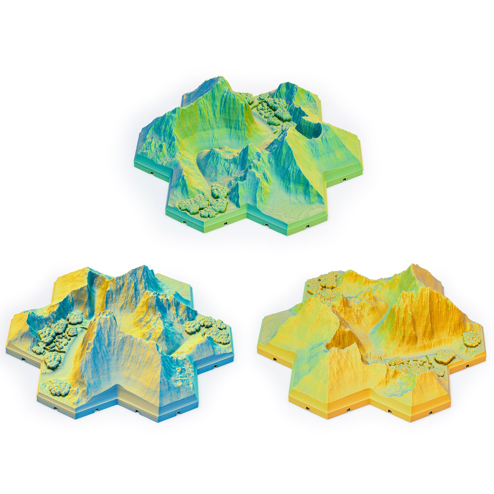 Tri-colour Matt PLA - Sunbeam Forest