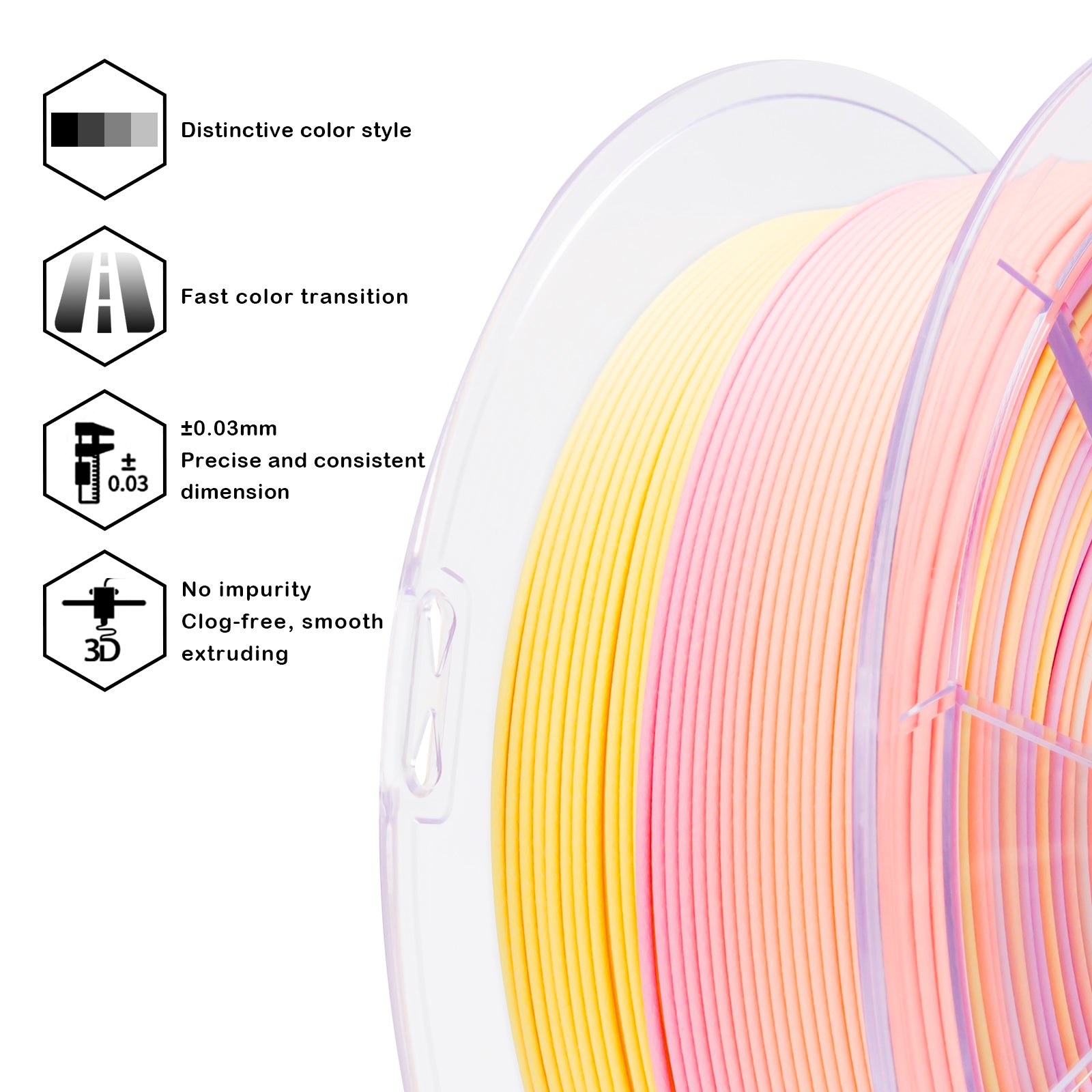 X3D Pro FAST Gradient Matt PLA - Sunlit Petal