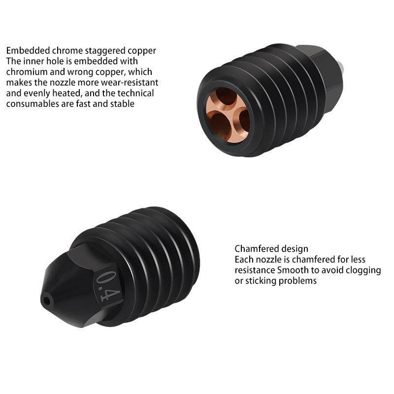 Bambu Lab Hardened Die Steel CHT Clone Nozzle - 0.4mm