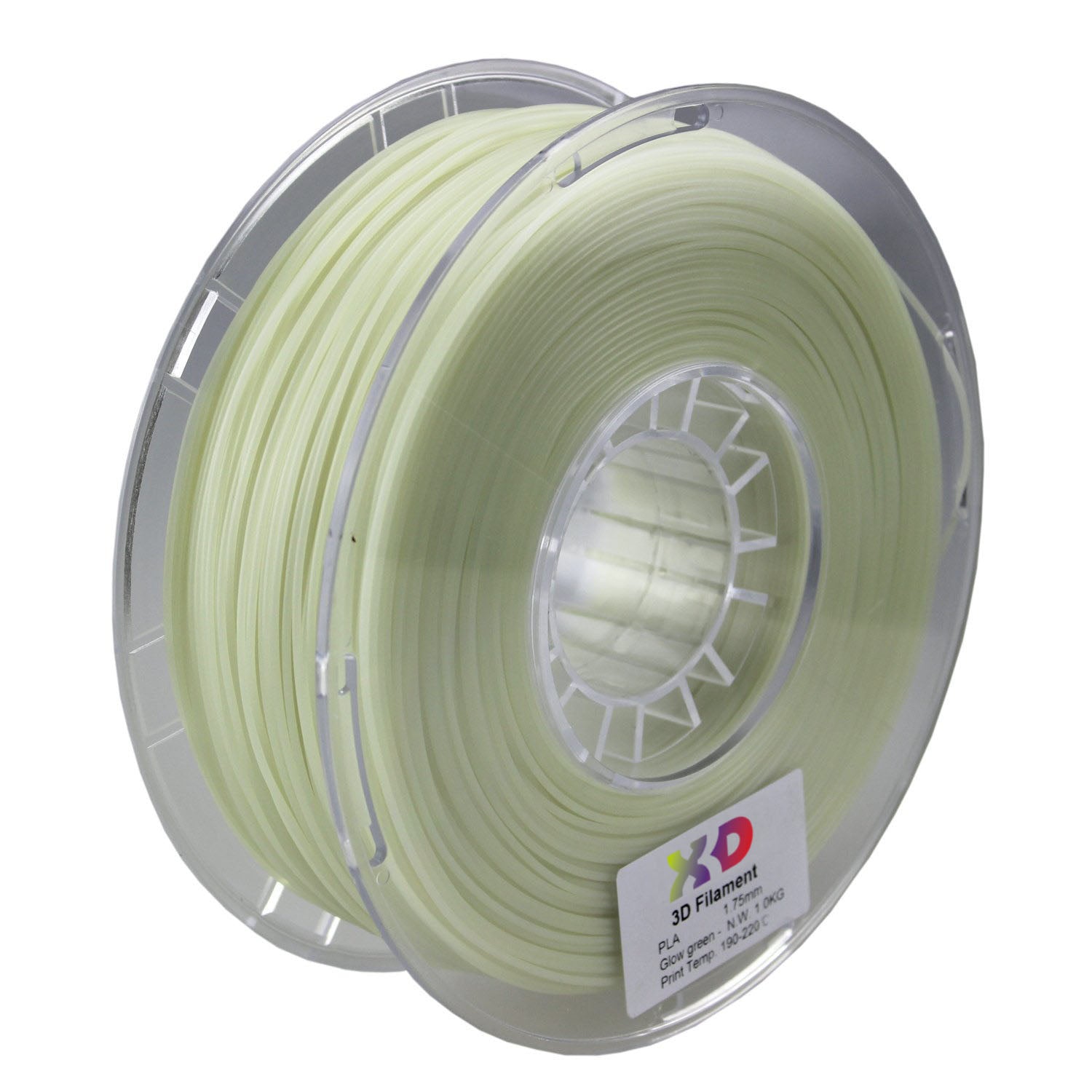 X3D Pro Glow PLA  1kg 1.75 mm in 4 colours