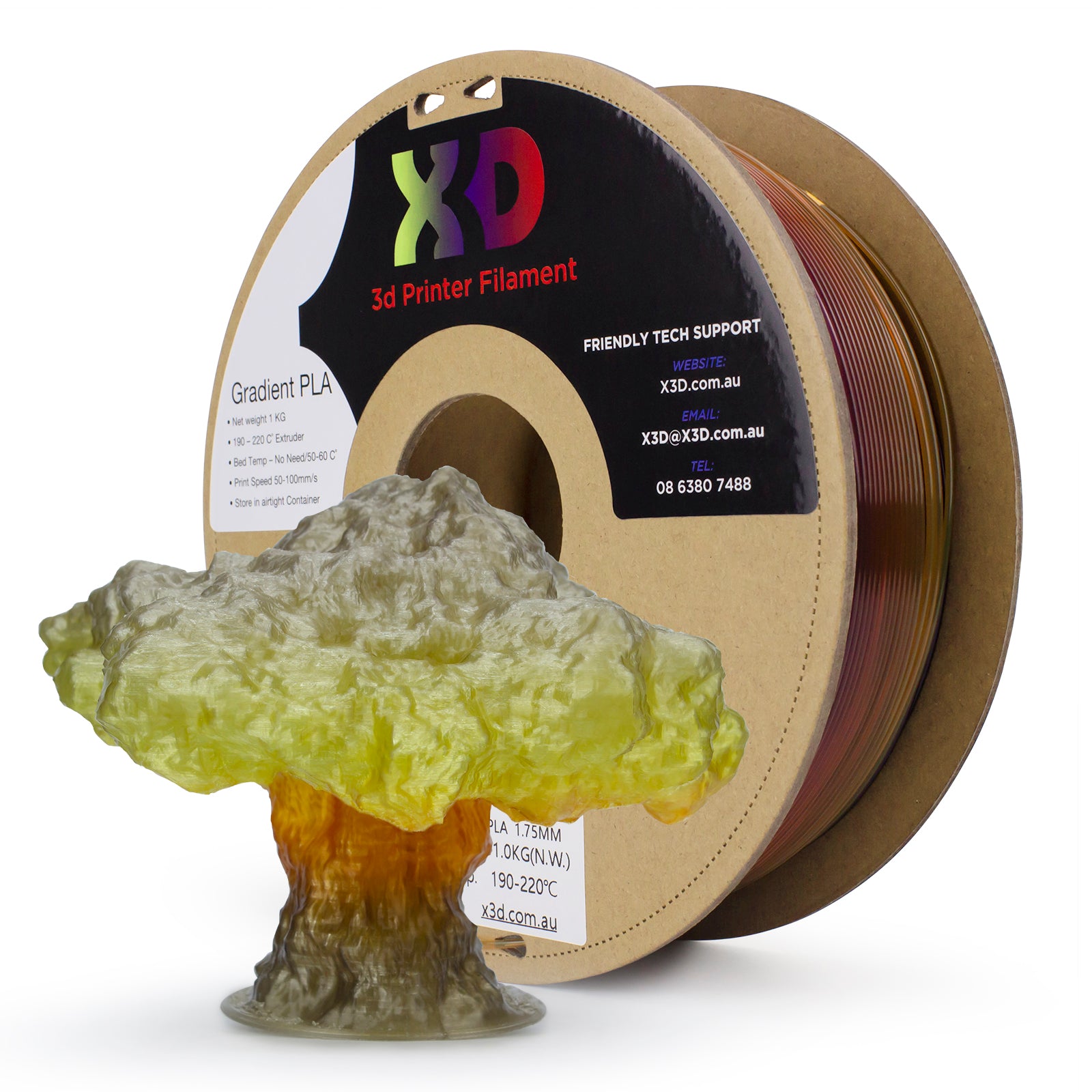 X3D Pro Gradient PLA  1kg 1.75 mm