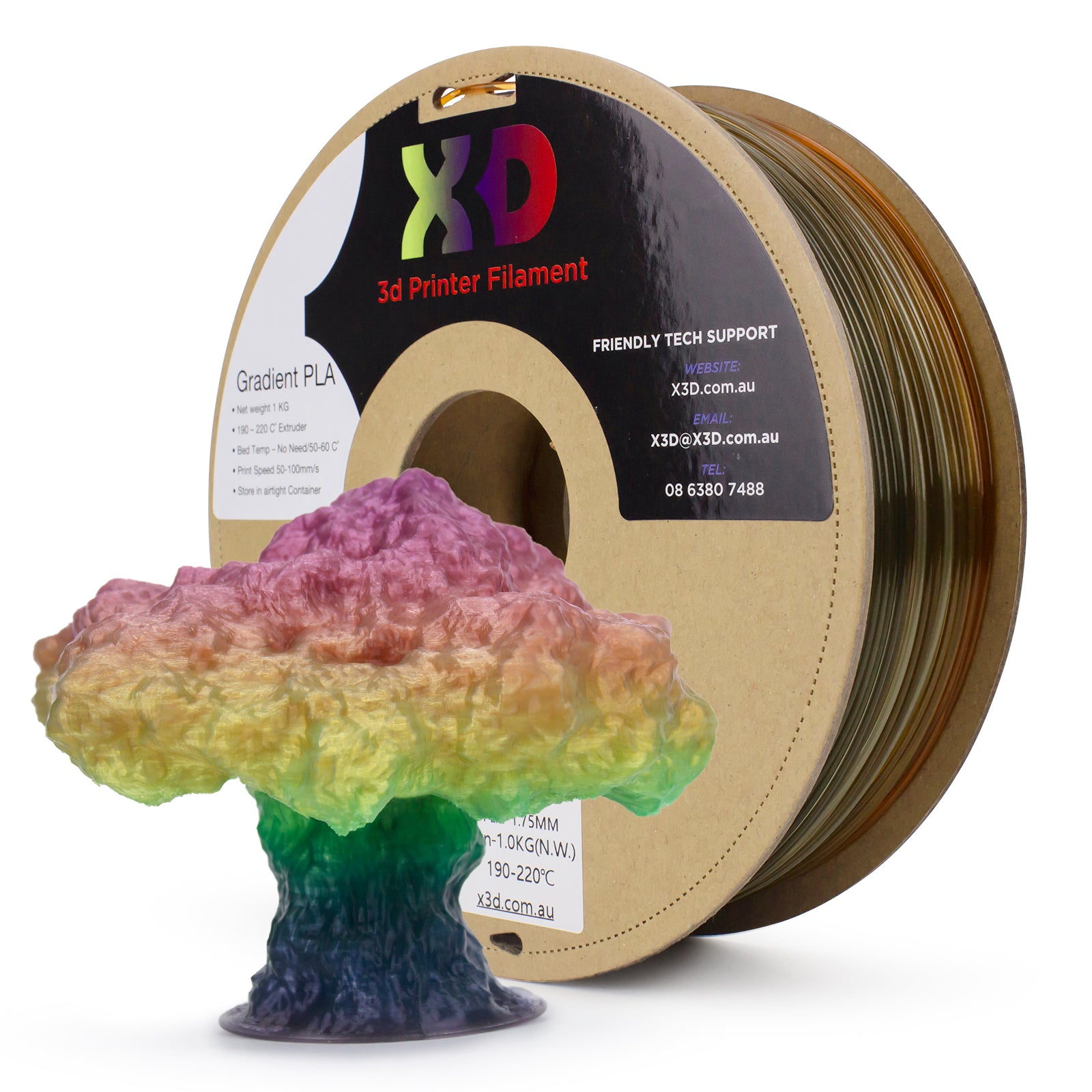 X3D Pro Gradient PLA  1kg 1.75 mm