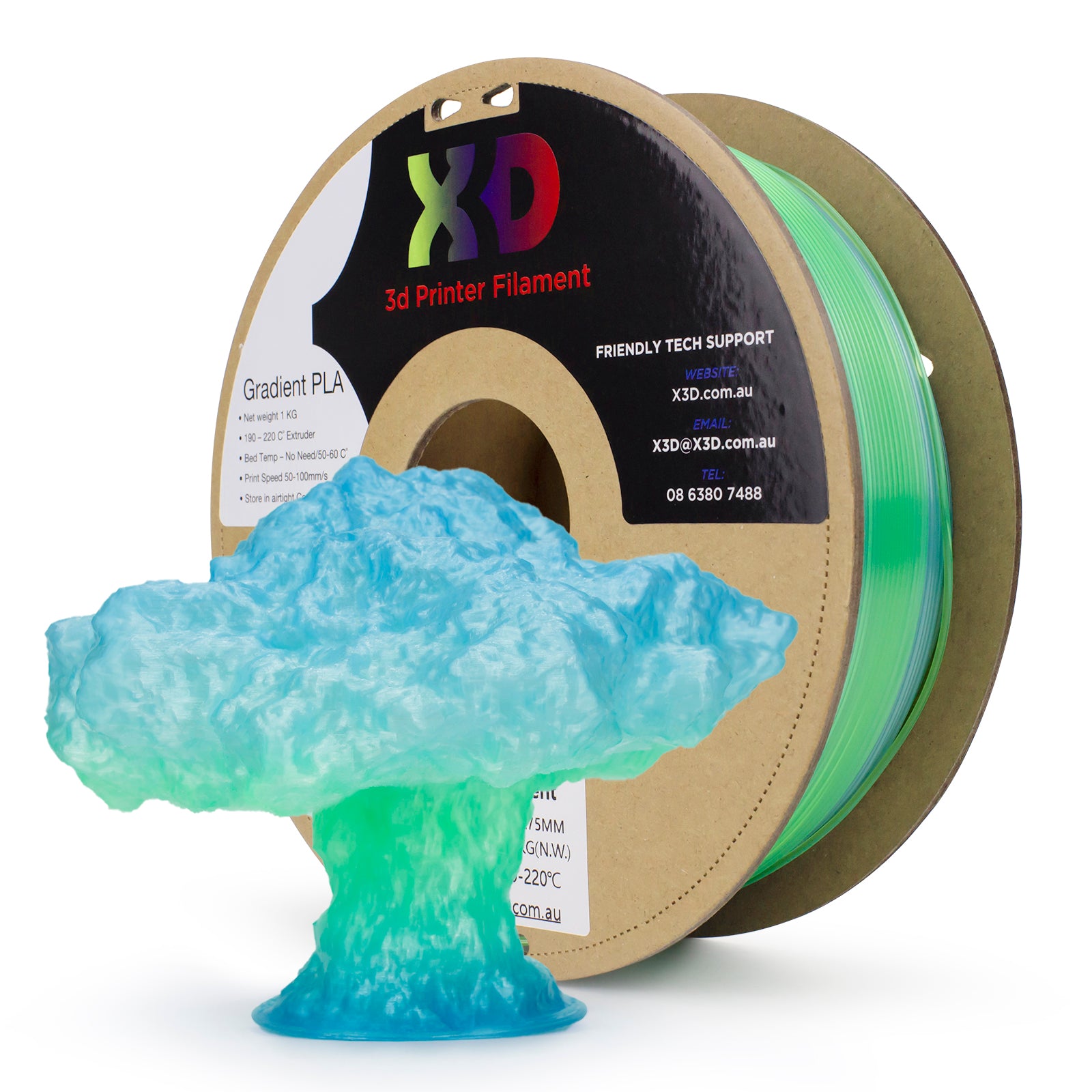 X3D Pro Gradient PLA  1kg 1.75 mm