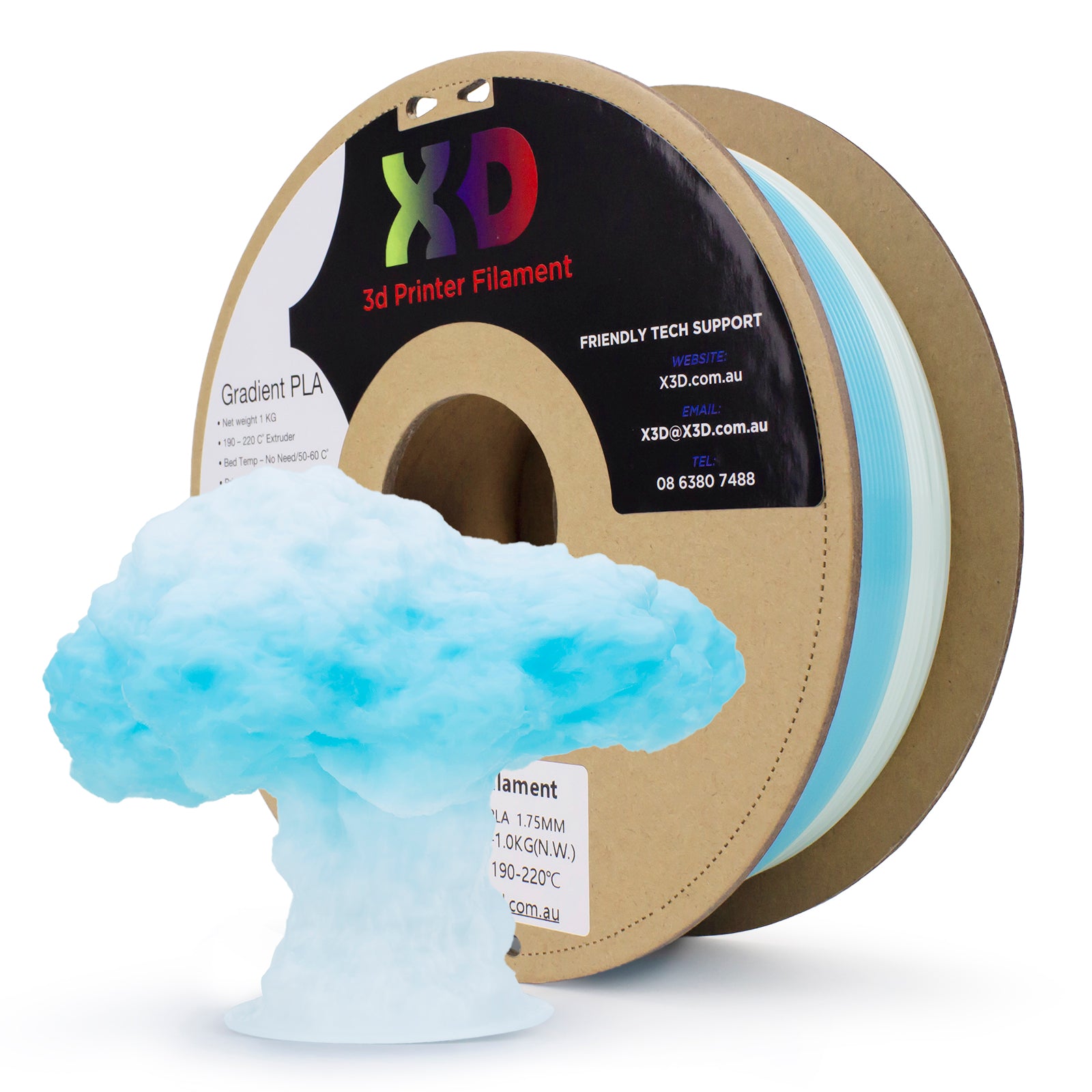 X3D Pro Gradient PLA  1kg 1.75 mm