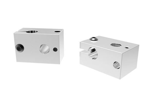 V6 heat block silver colour