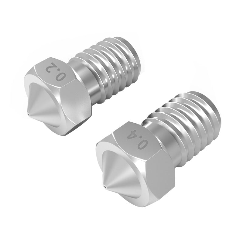 E3D Stainless Steel Nozzle - 2 Pieces