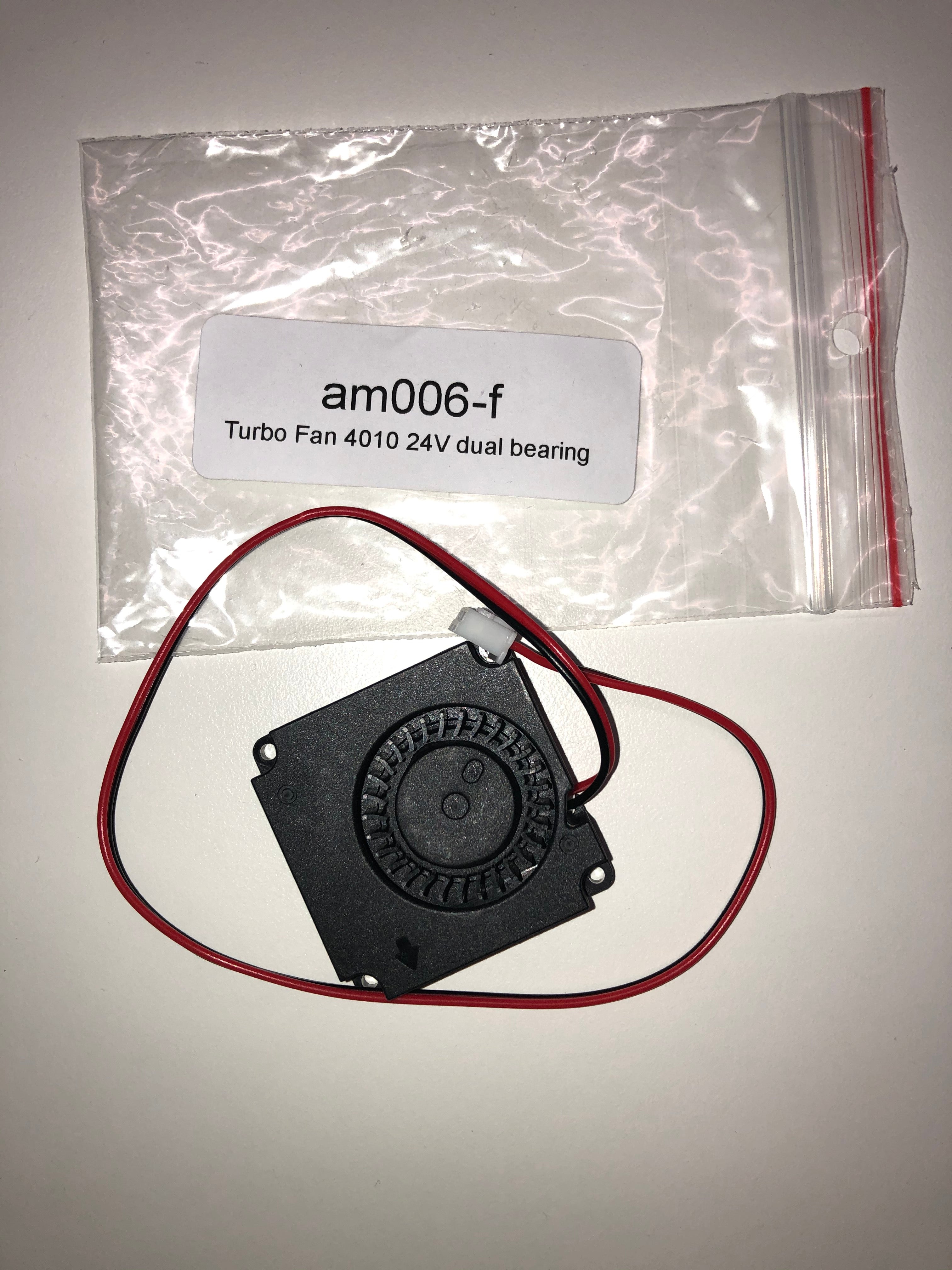 turbo fan 4010 24v dual bearing