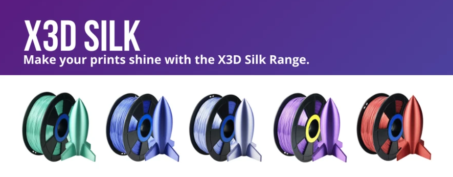 10 Fun 3D Printing Ideas Using X3D Pro Silk PLA