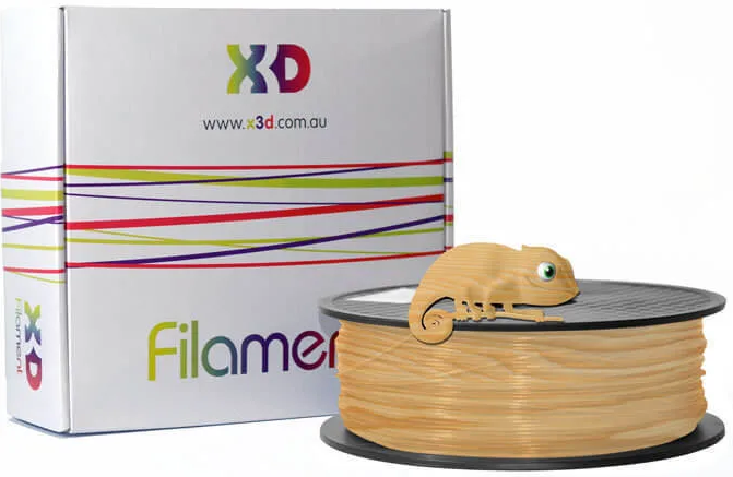 Wood pla 3D filament by X3D 1 kg roll