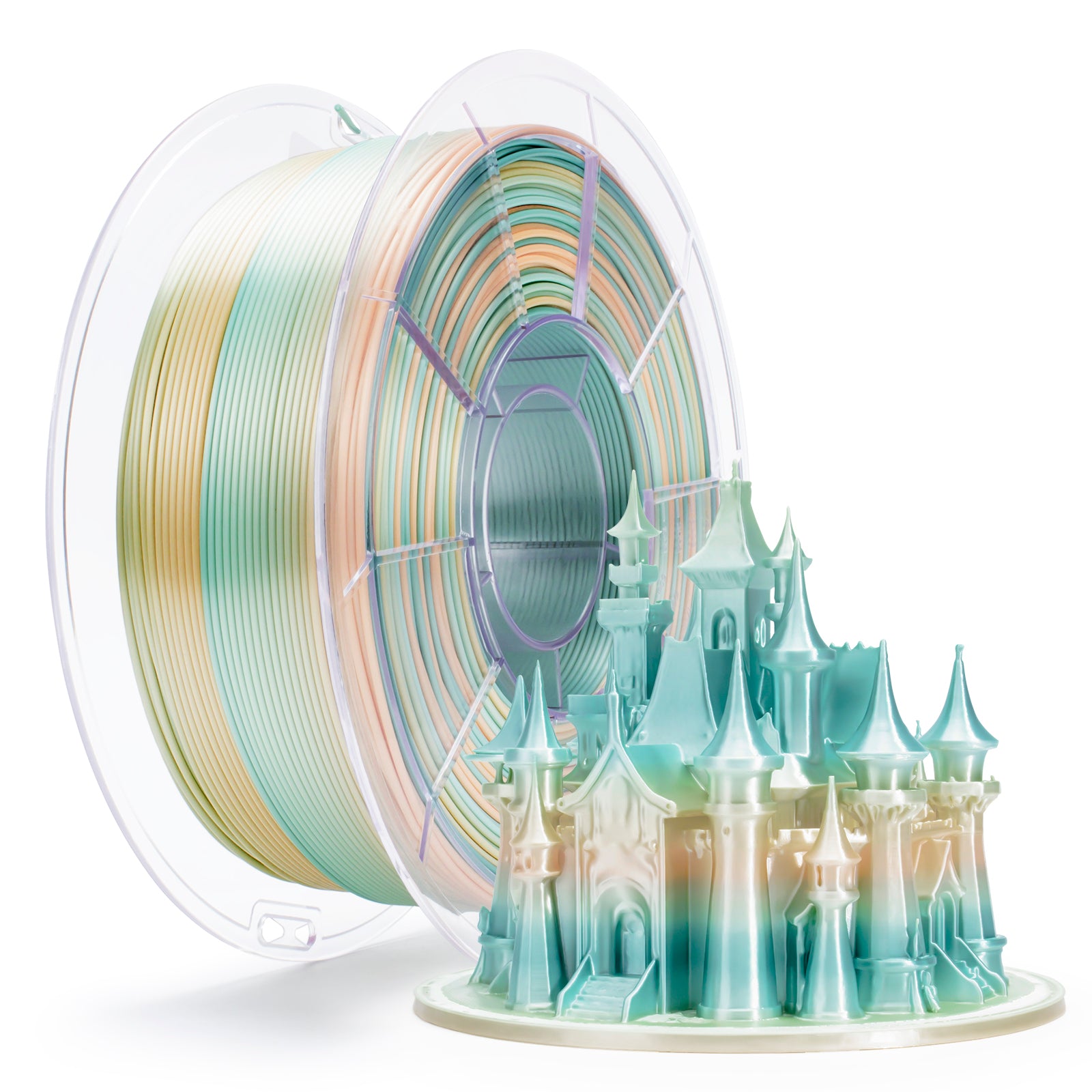 X3D Pro Gradient Silk PLA  - Creamy Teal
