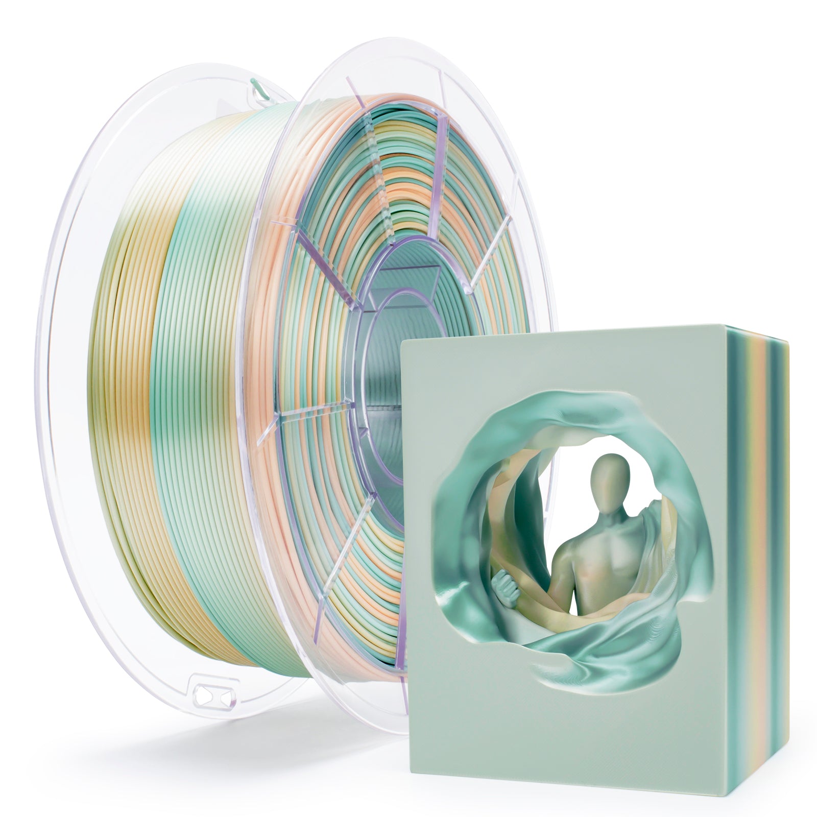 X3D Pro Gradient Silk PLA  - Creamy Teal