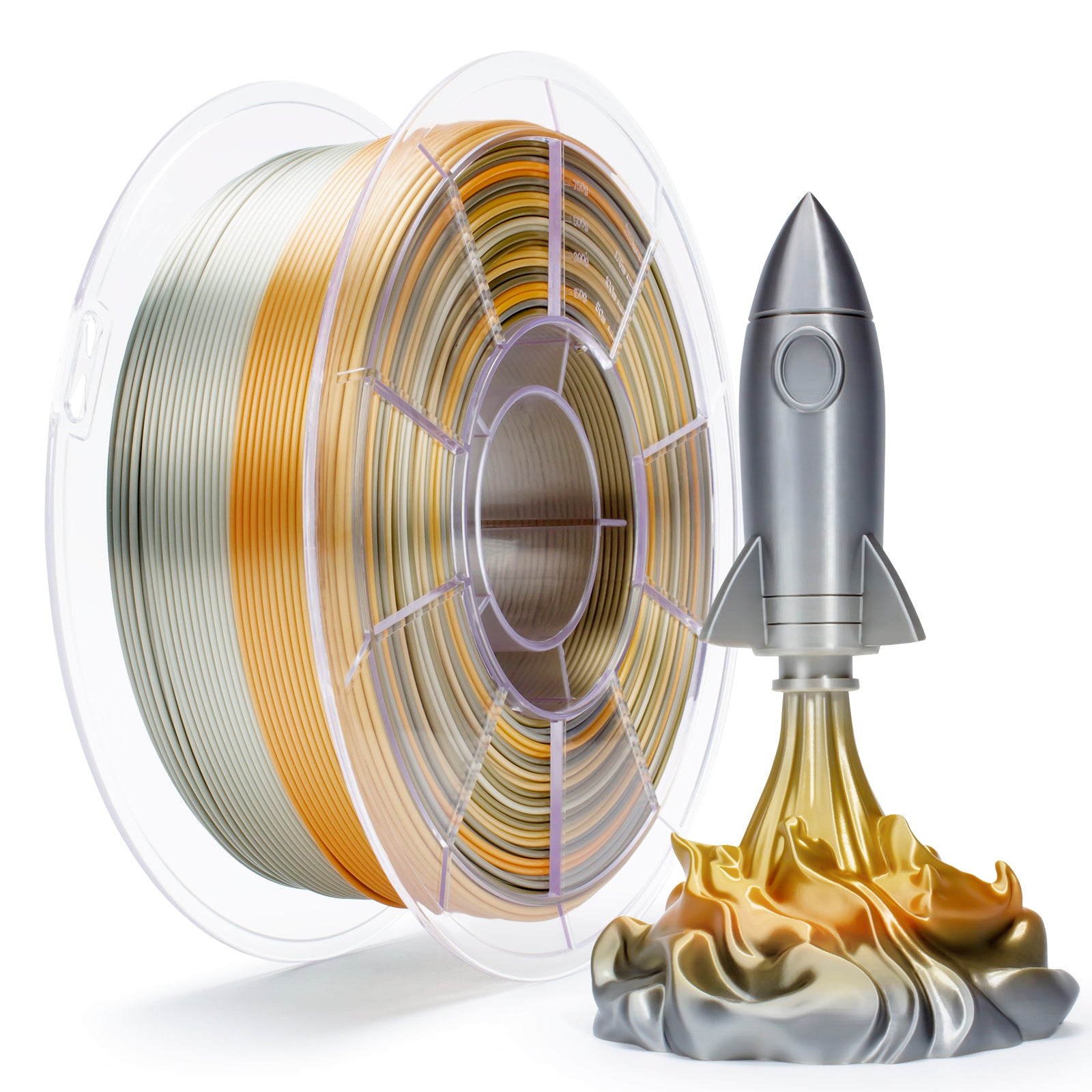 X3D Pro Gradient Silk PLA  - Metallic Fusion