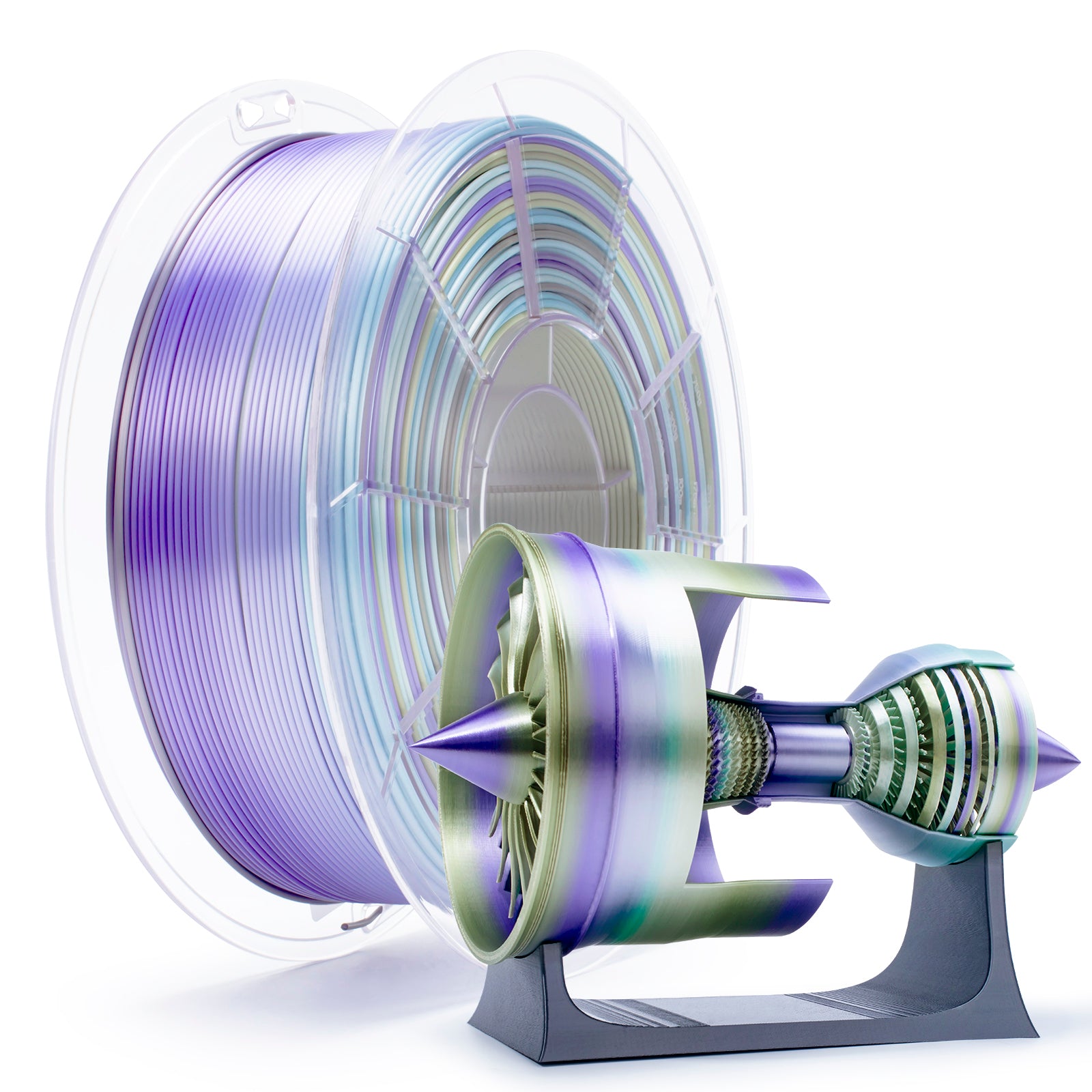 X3D Pro Gradient Silk PLA  - Steel Violet