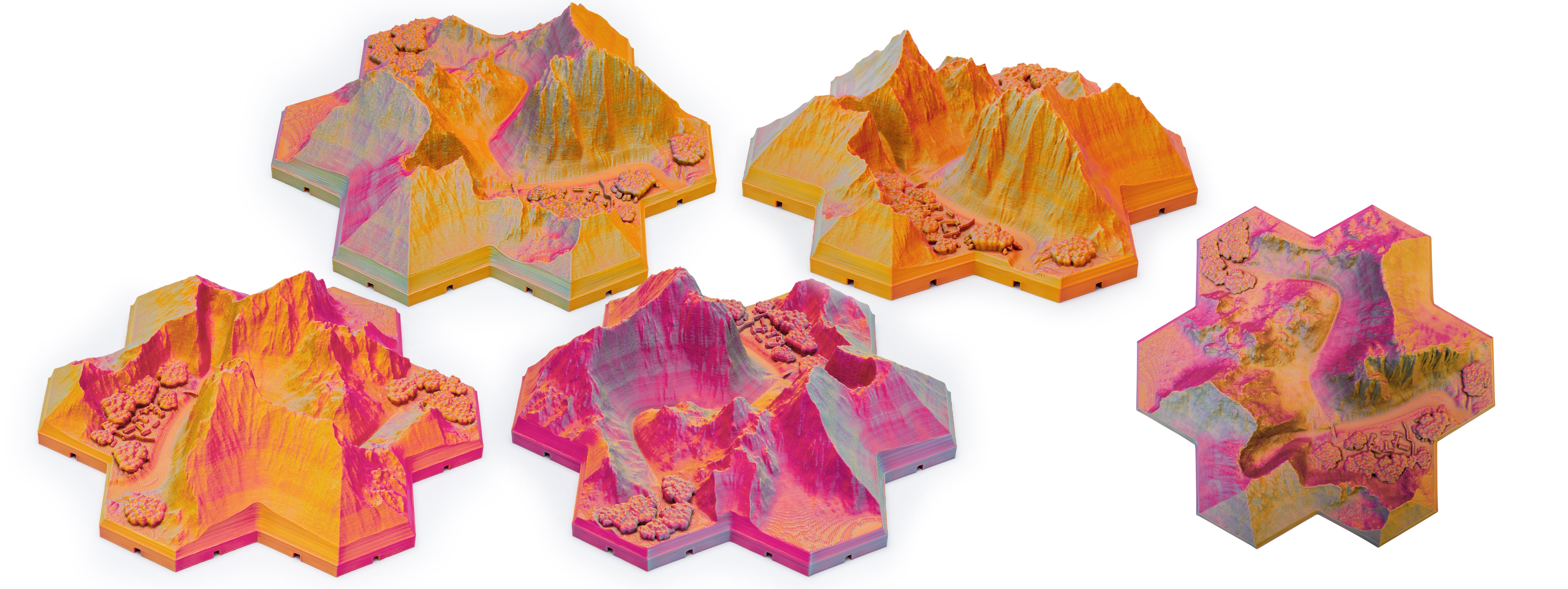 Tri-colour Matt PLA - Maple Forest