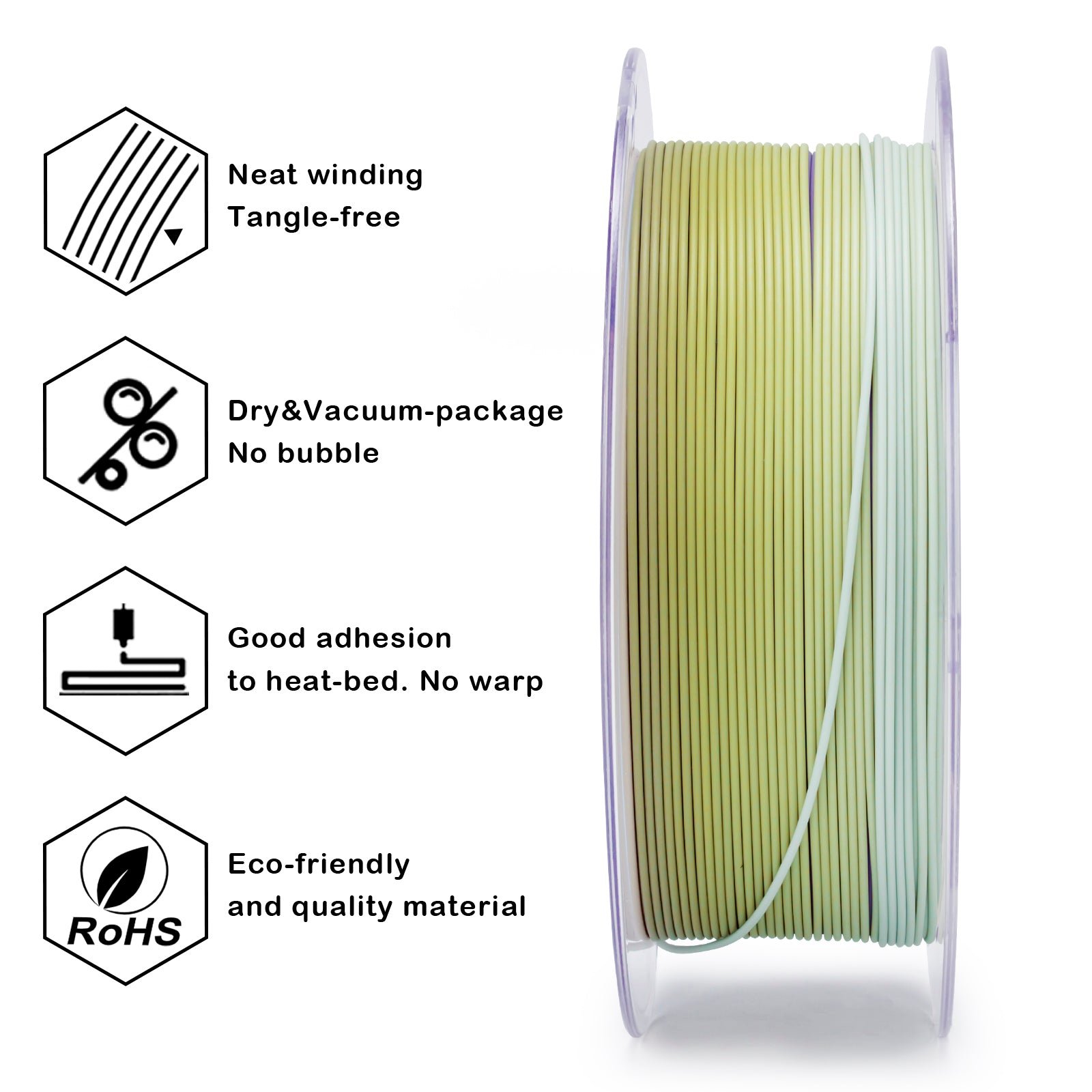 X3D Pro FAST Gradient Matt PLA  - Dawn Whisper