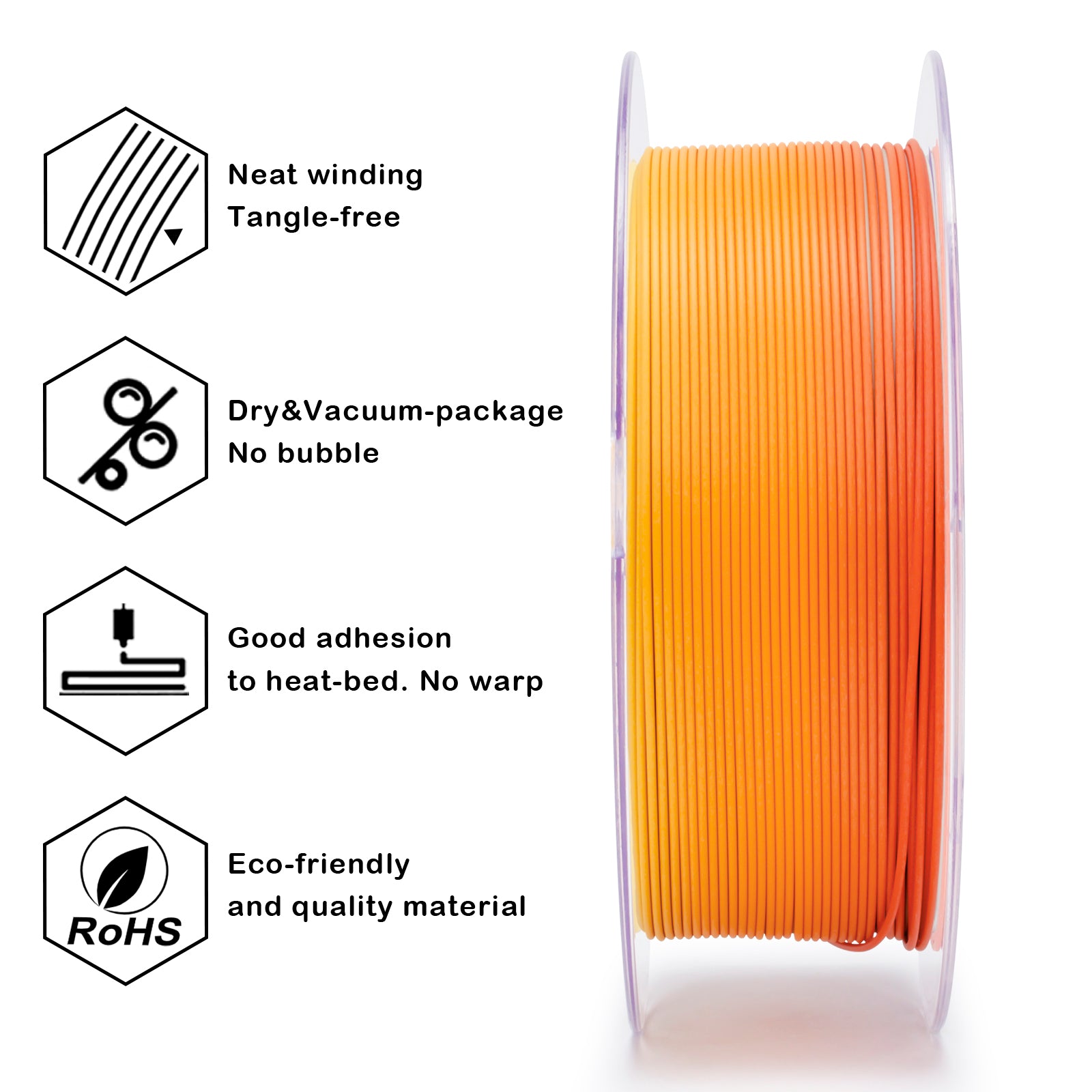 X3D Pro FAST Gradient Matt PLA  - Paint Splash