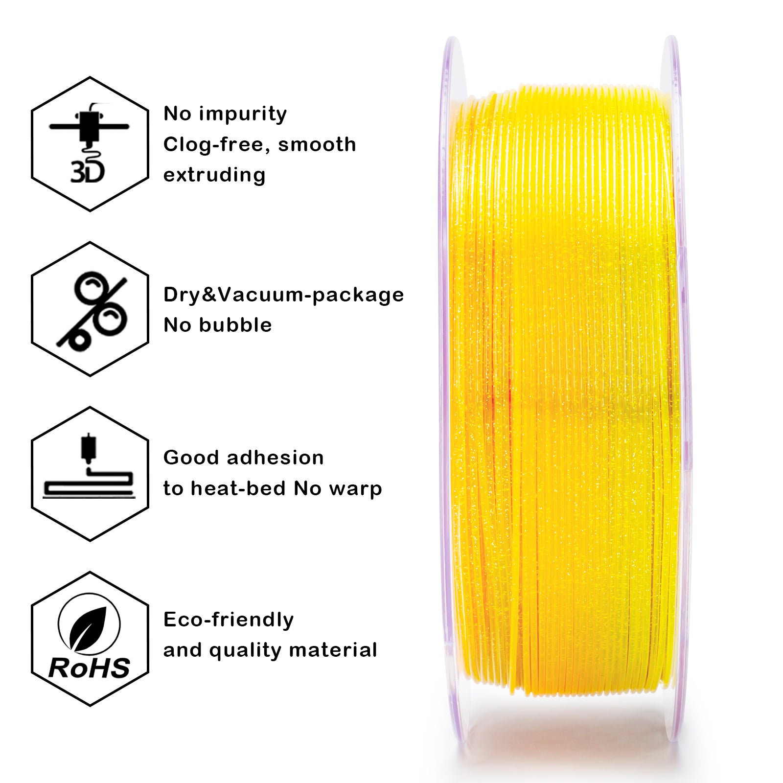 X3D Pro Gradient Twinkling PLA  - Flower Sunflower