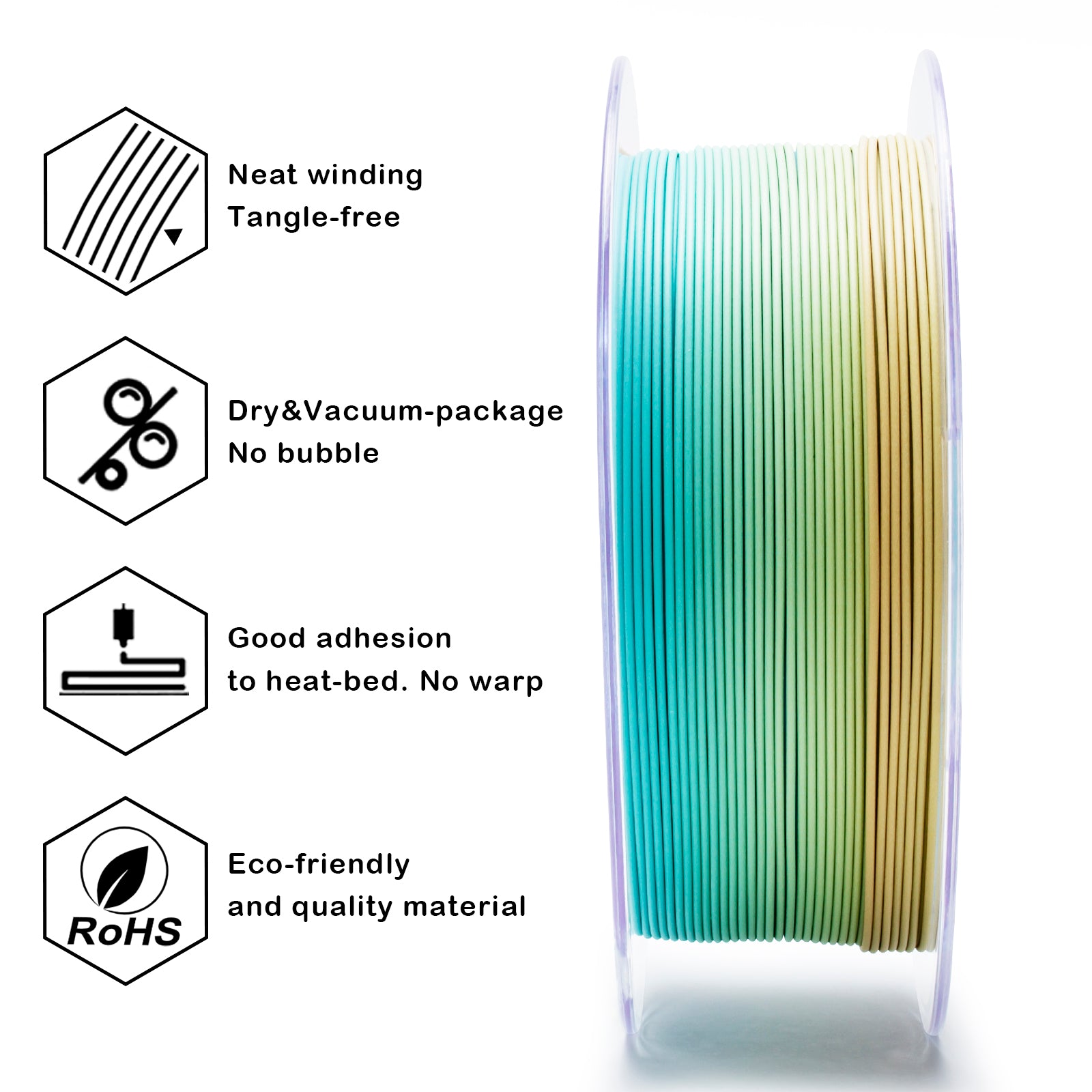 X3D Pro FAST Gradient Matt PLA  - Beach