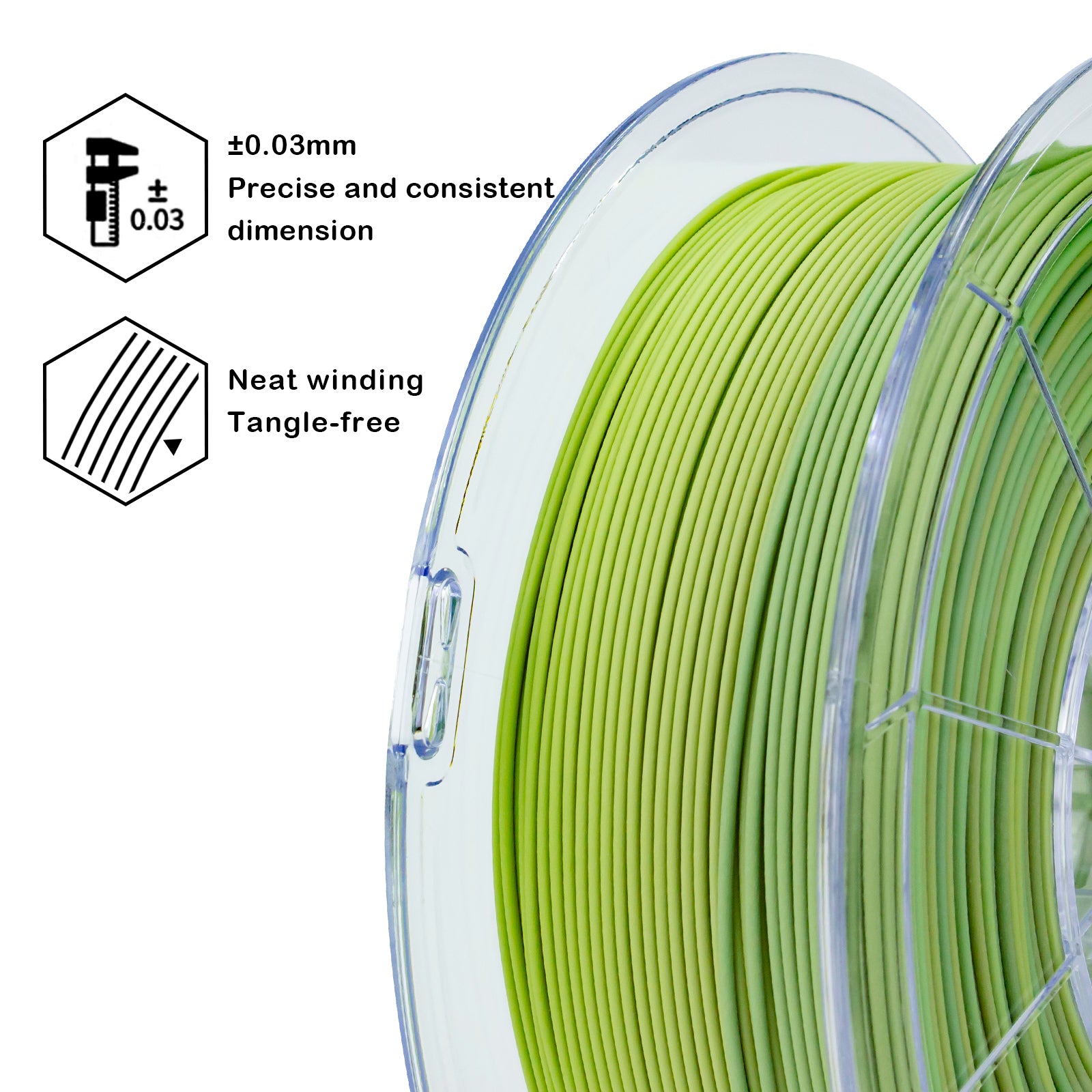 X3D Pro SLOW Gradient Matt PLA - Matcha