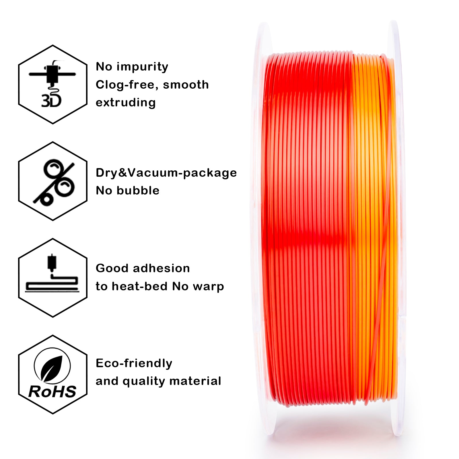 X3D Pro Gradient Silk PLA  - Passionate