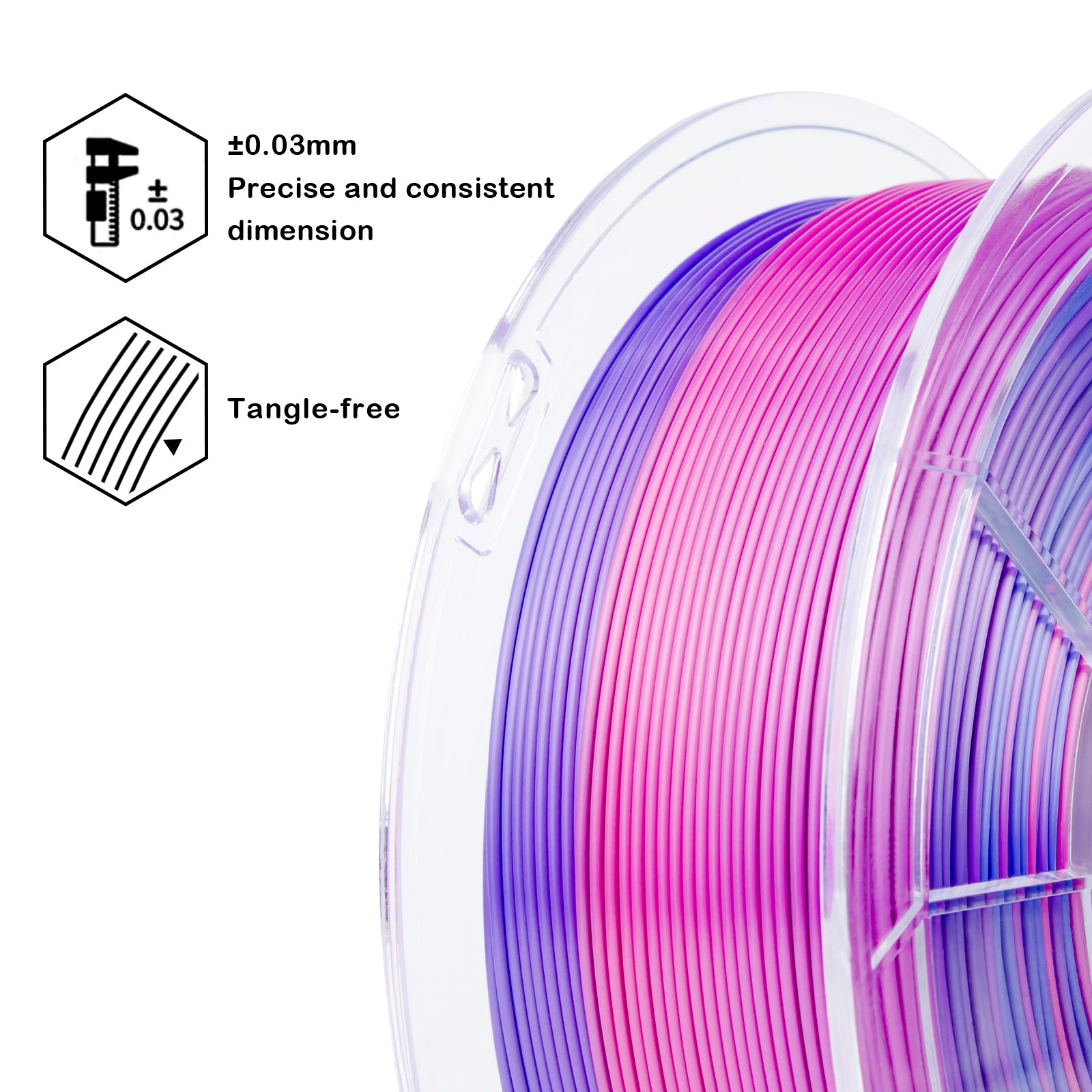 X3D Pro Gradient Silk PLA  - Romantic