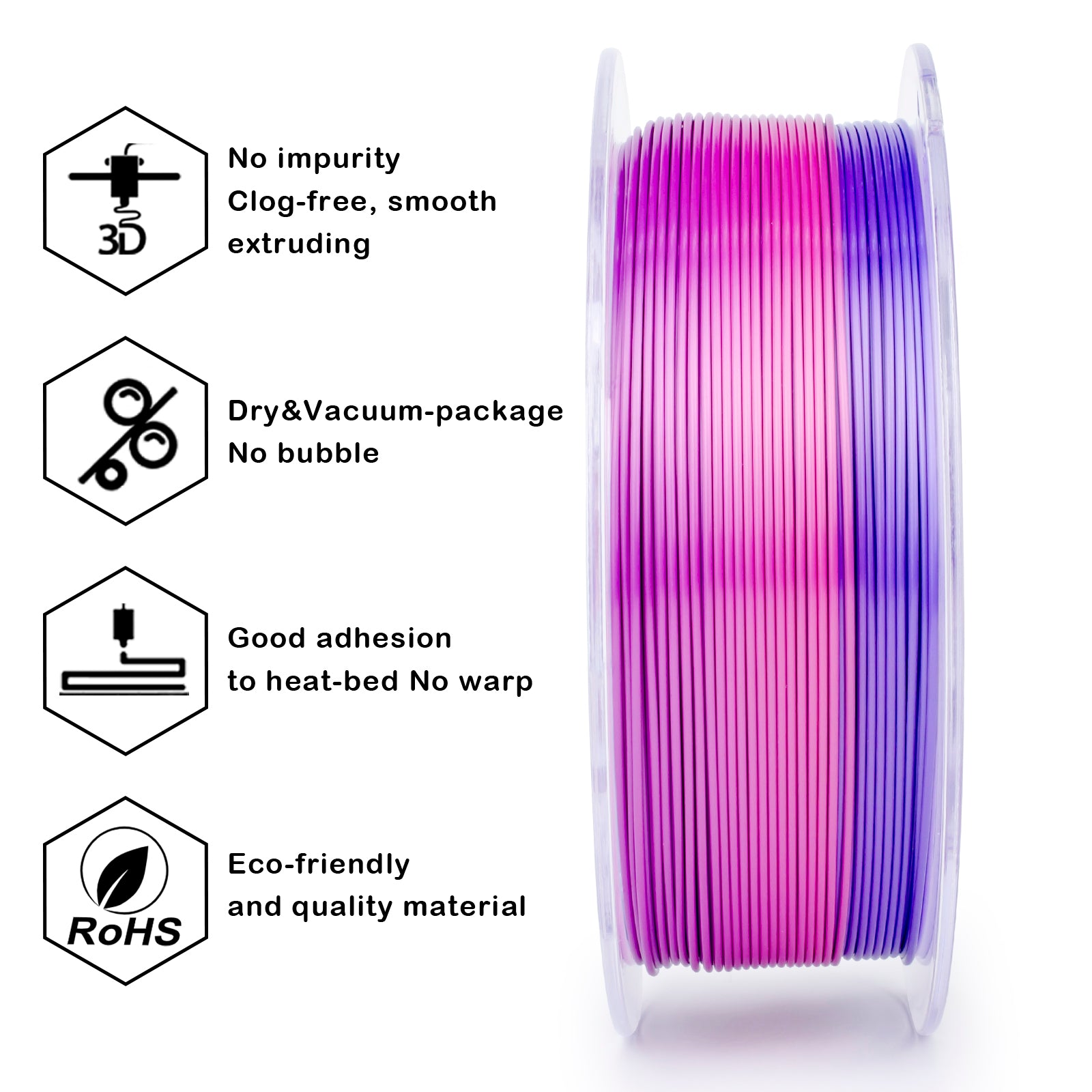 X3D Pro Gradient Silk PLA  - Romantic