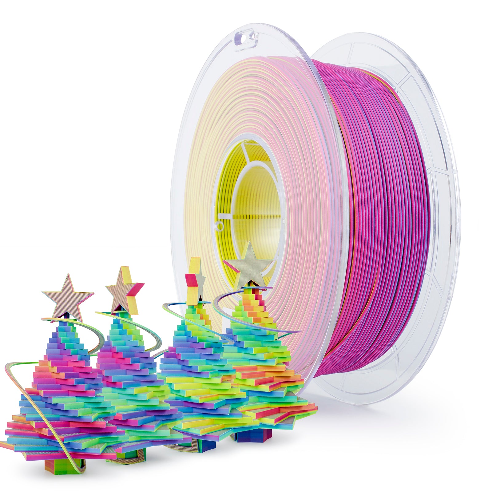 Tri-colour Matt PLA - Rosy Cloud