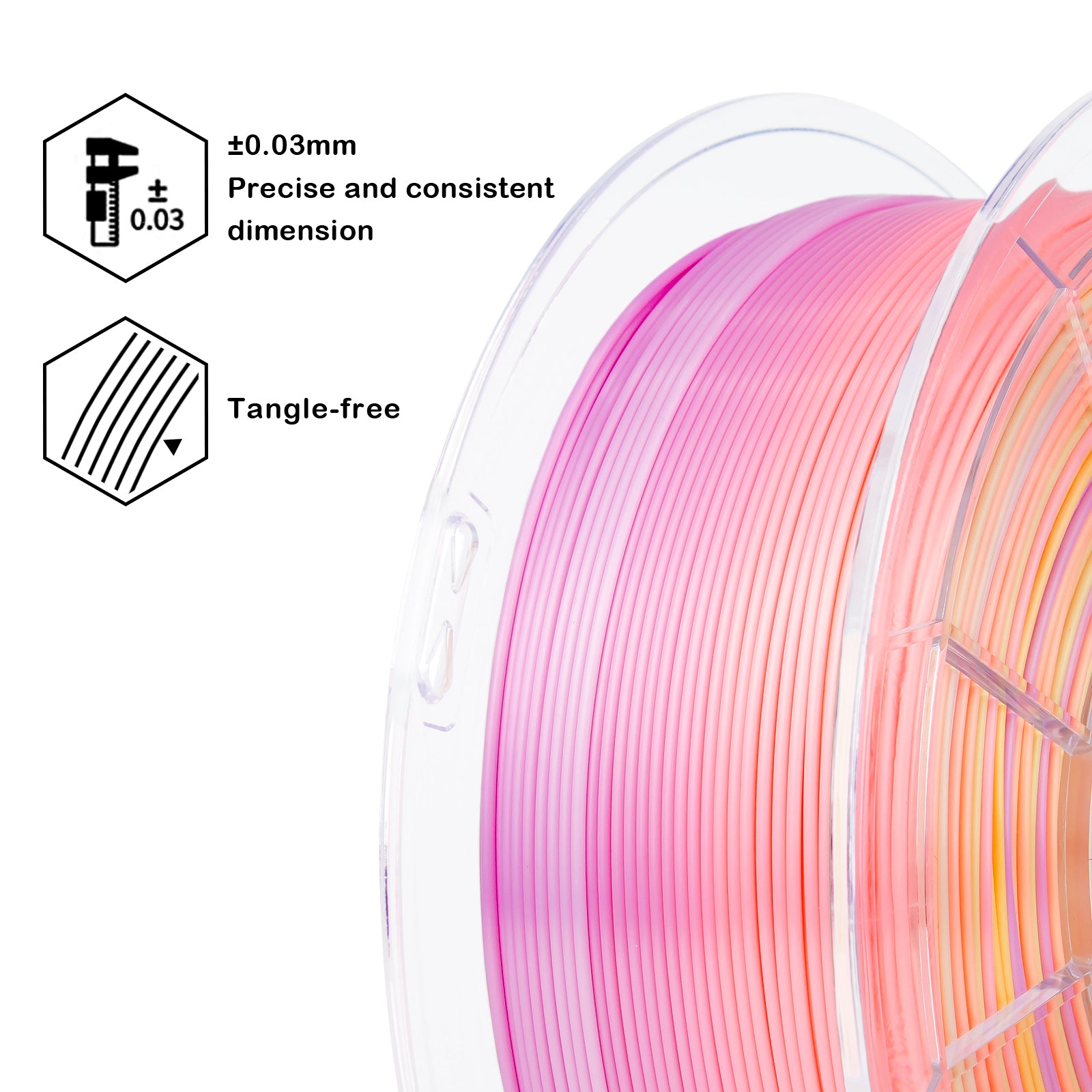X3D Pro Gradient Silk PLA  - Sweet