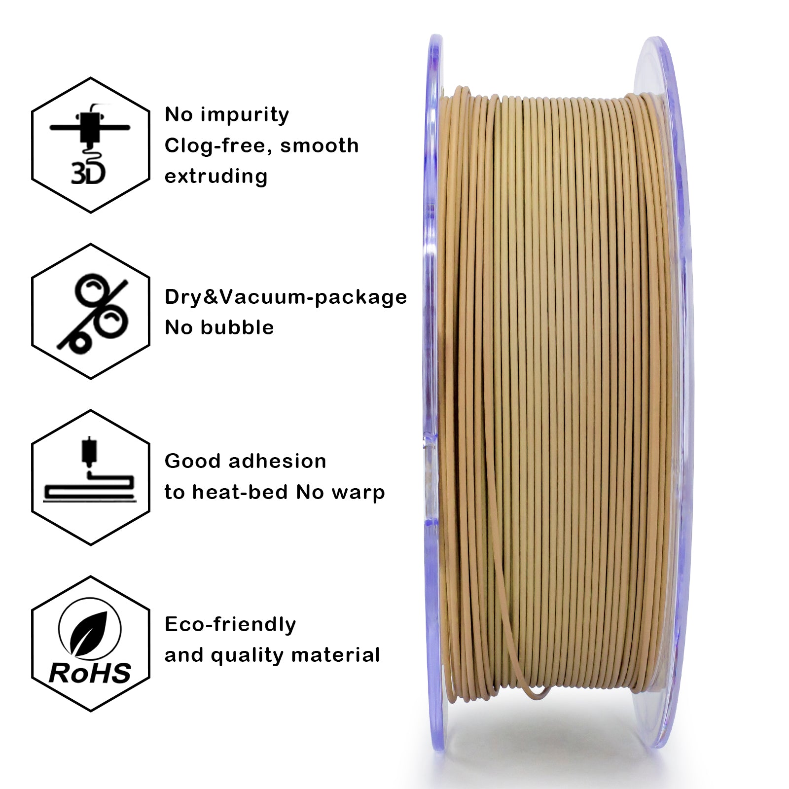X3D Pro SLOW Gradient Matt PLA - Wood Grain