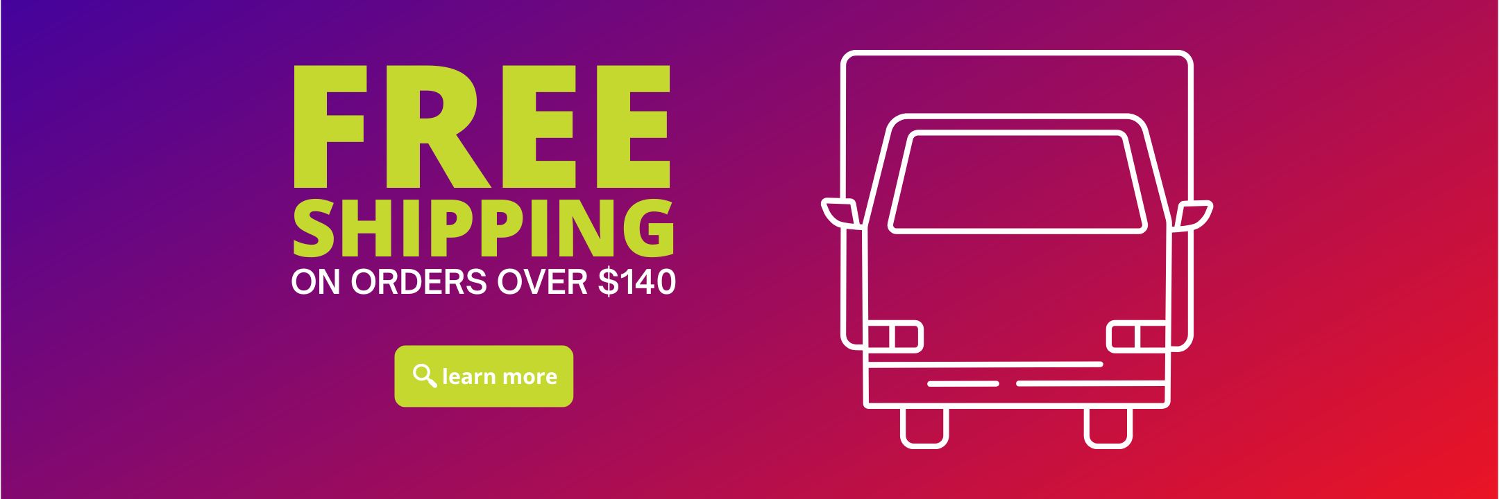 Free shipping on orders over $140 picture of van