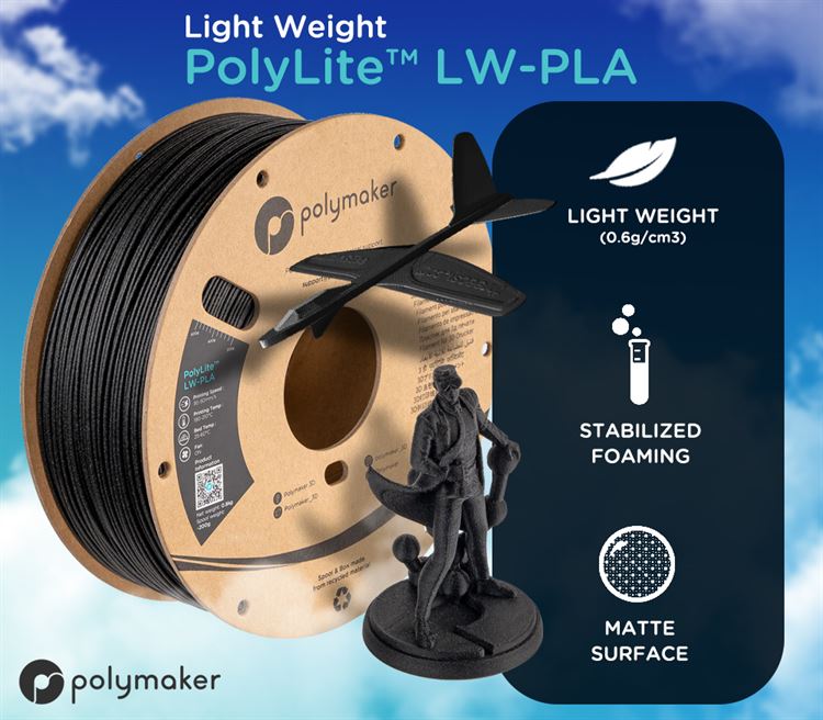 PolyLite LW- PLA - 1.75 mm