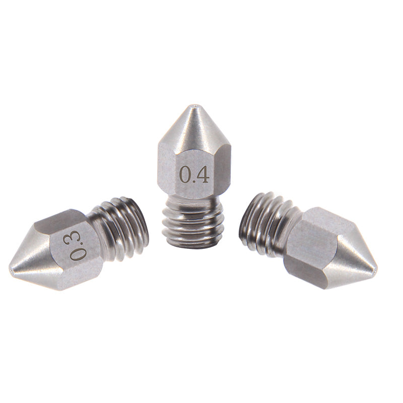 MK8 Stainless Steel Nozzle - 2 Pieces