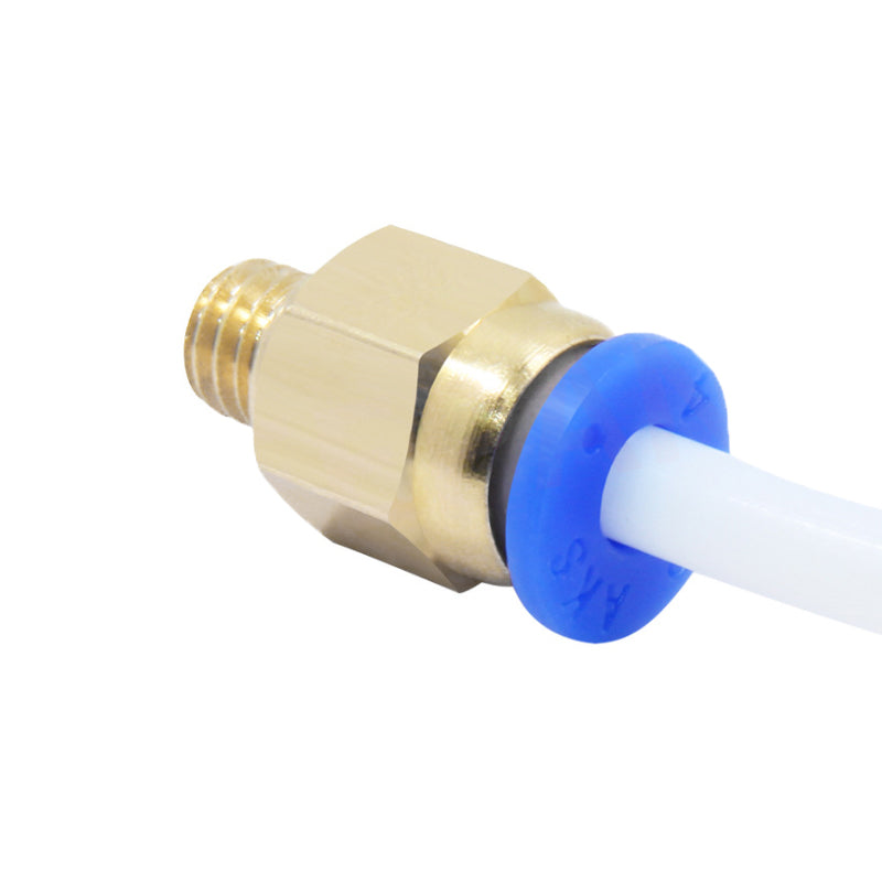 Pneumatic quick connector PC4-M6